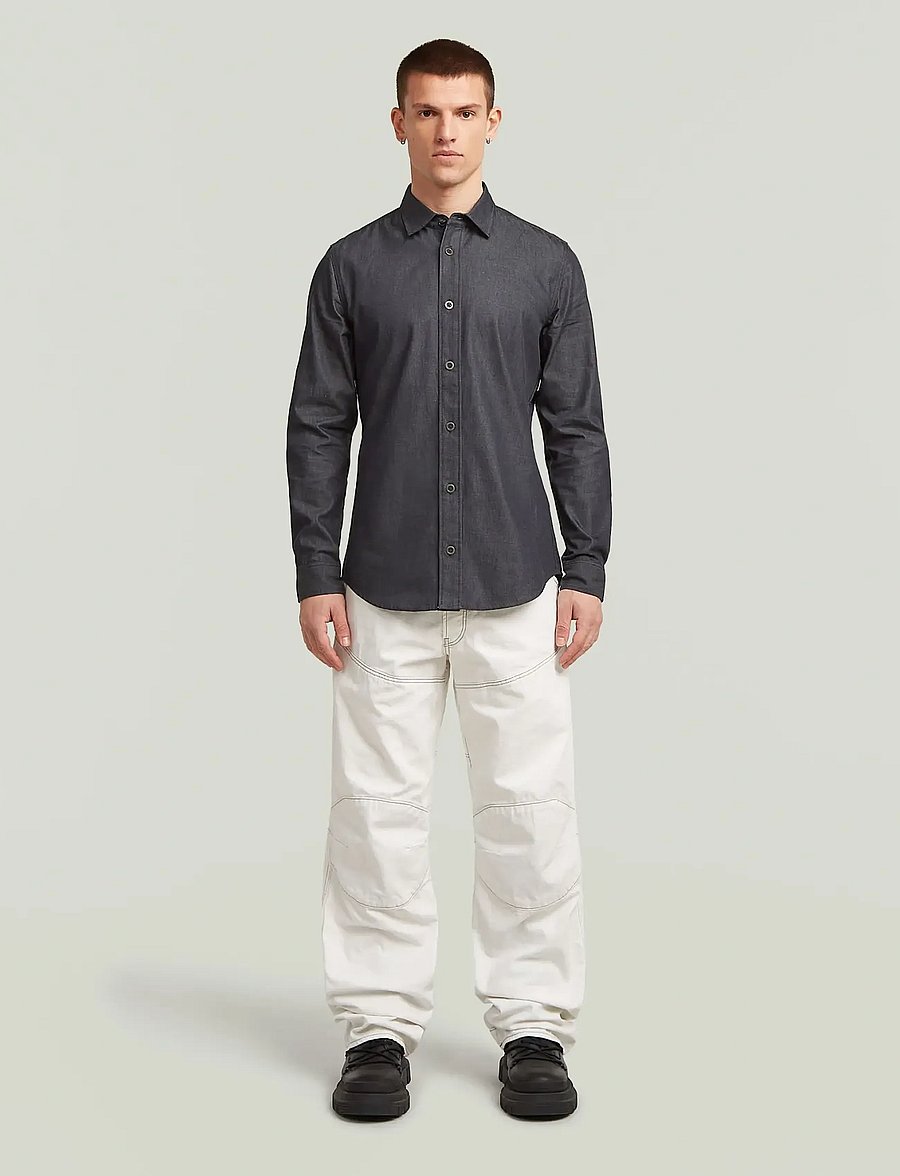 G-Star - Clean slim shirt - denim shirts - raw denim - 3