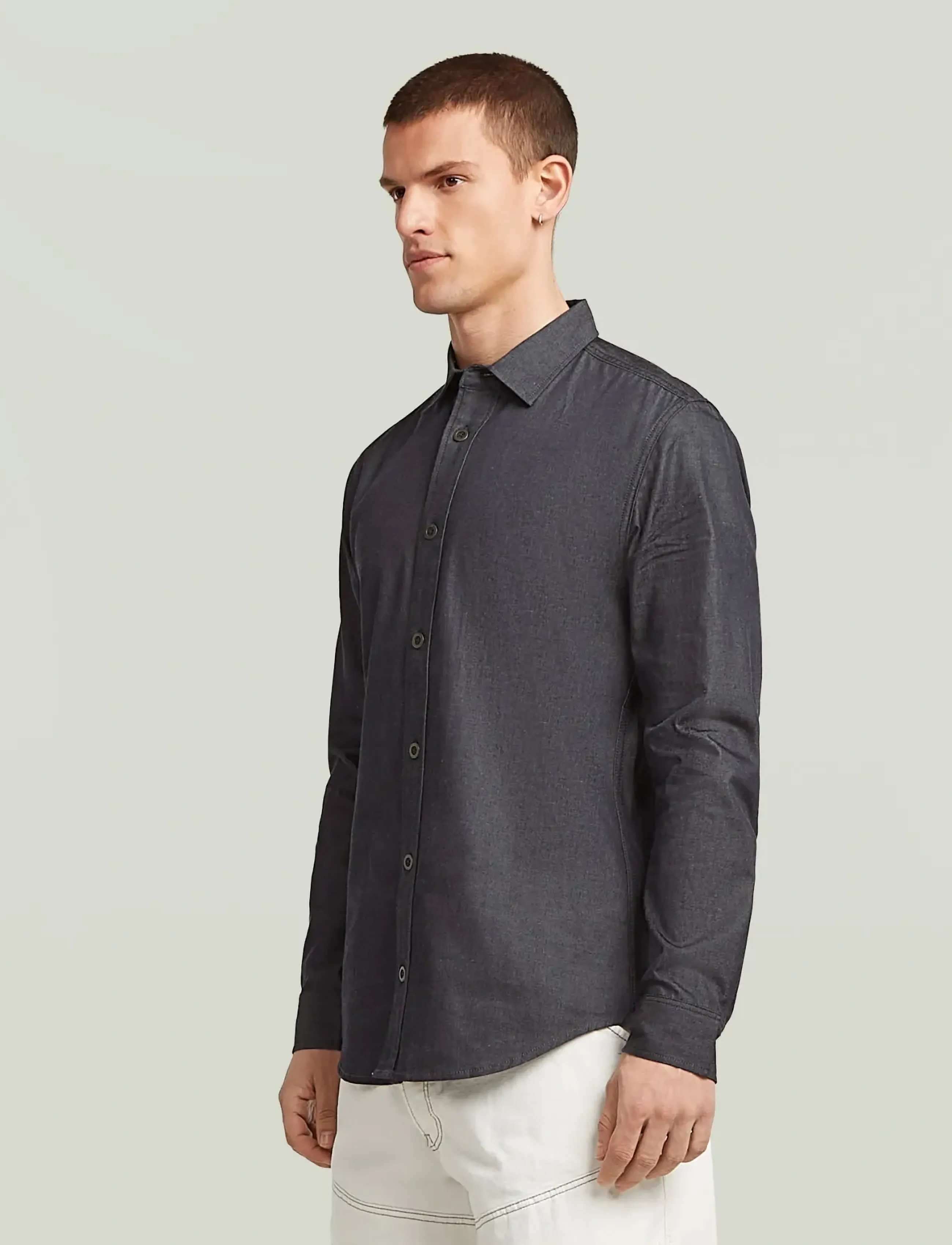 G-Star - Clean slim shirt - denim shirts - raw denim - 5