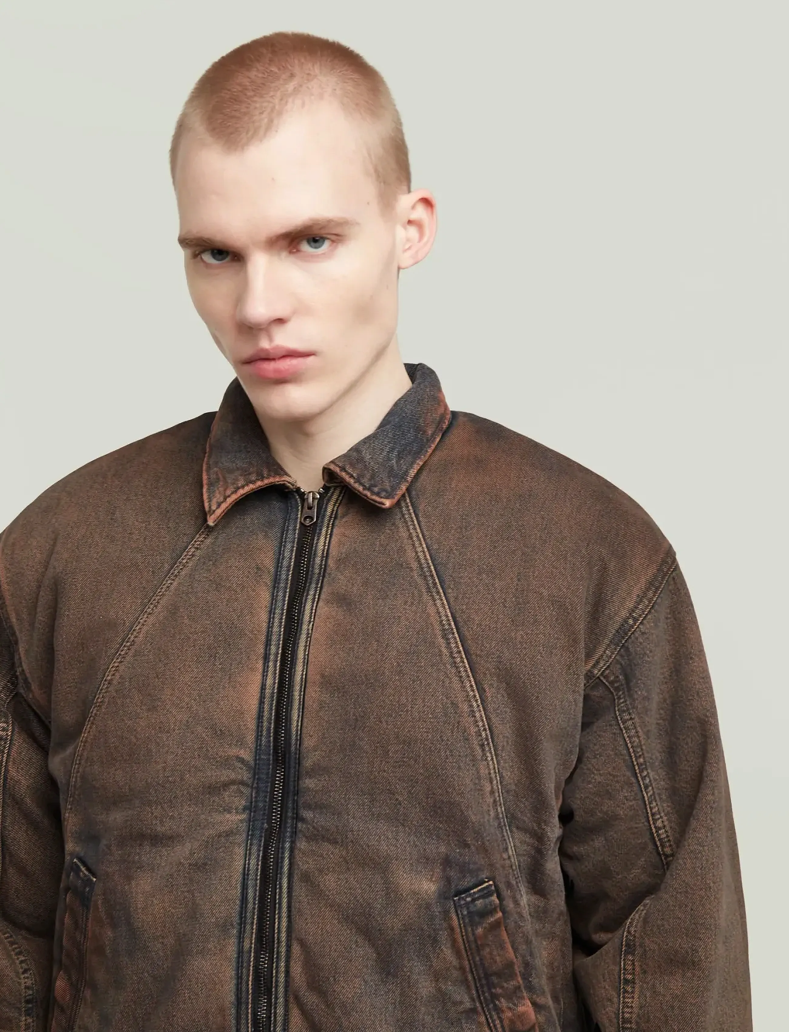 G-Star - A-line Padded Coach Jacket - jackets - worn in pecan brown - 4