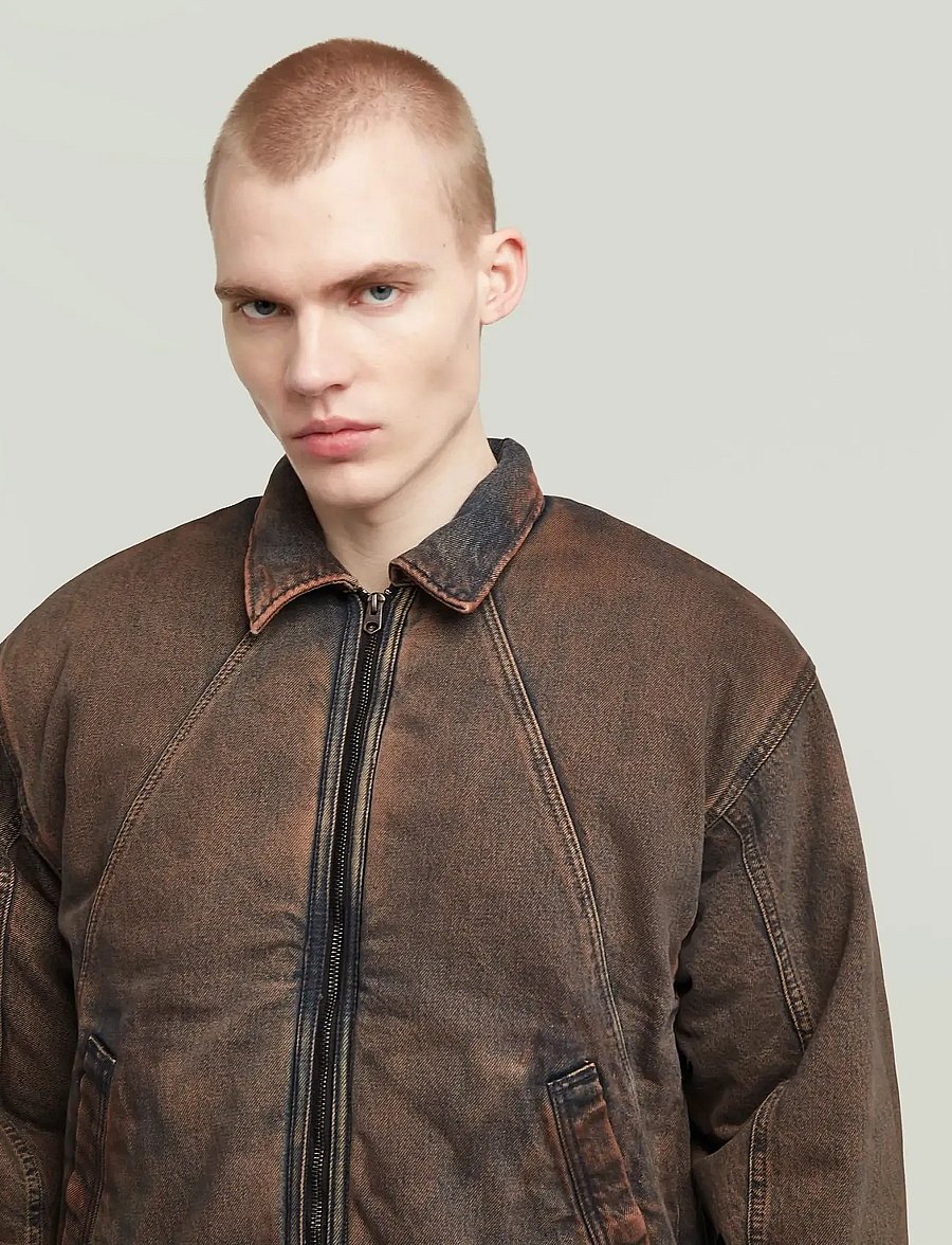 G-Star - A-line Padded Coach Jacket - daunenjacken - worn in pecan brown - 4