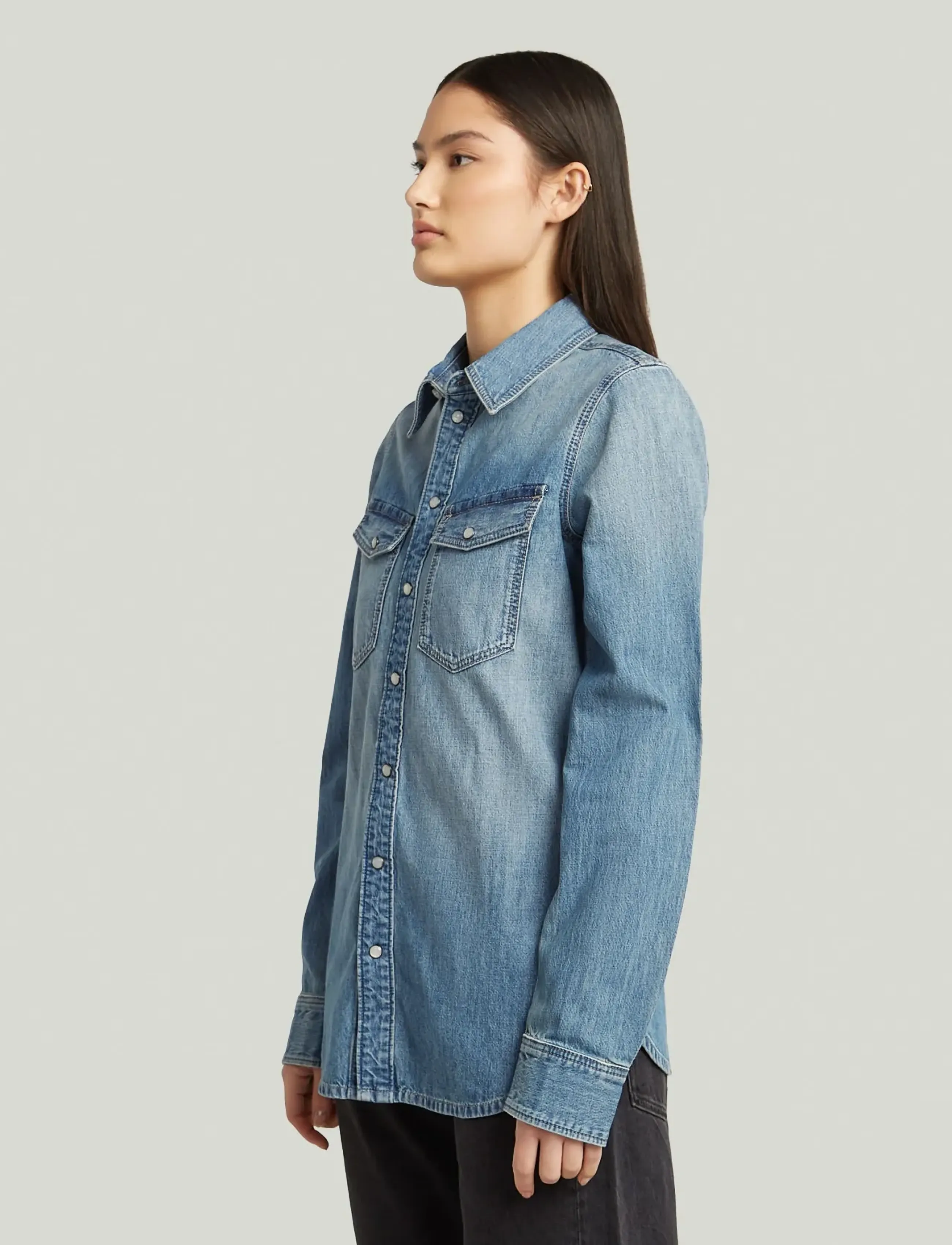 G-STAR Slim Western Shirt L\S Wmn skjortor dam – bild 6
