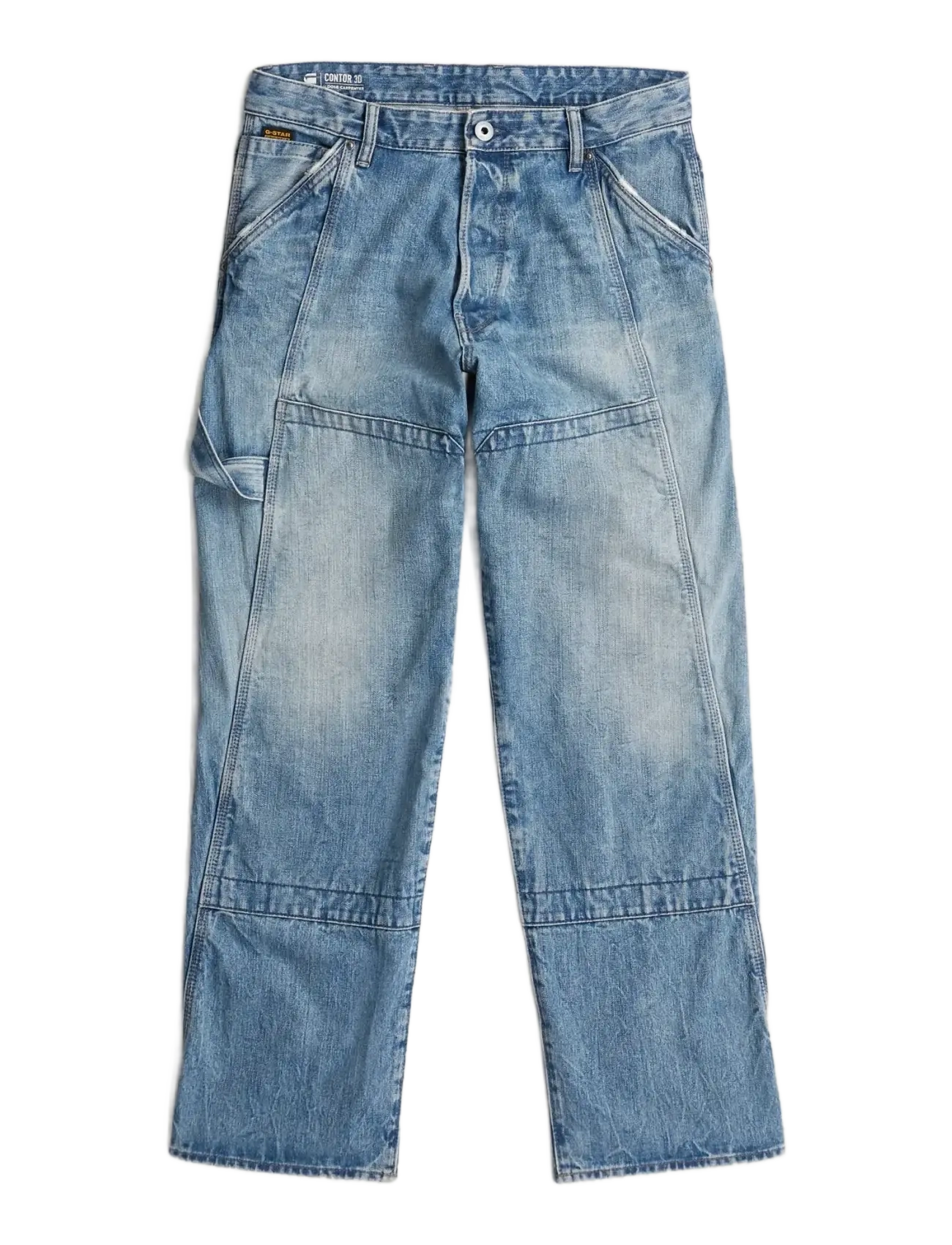 G-Star Contor 3D Loose Carpenter - Jeans - VINTAGE CIRRUS BLUE / blue