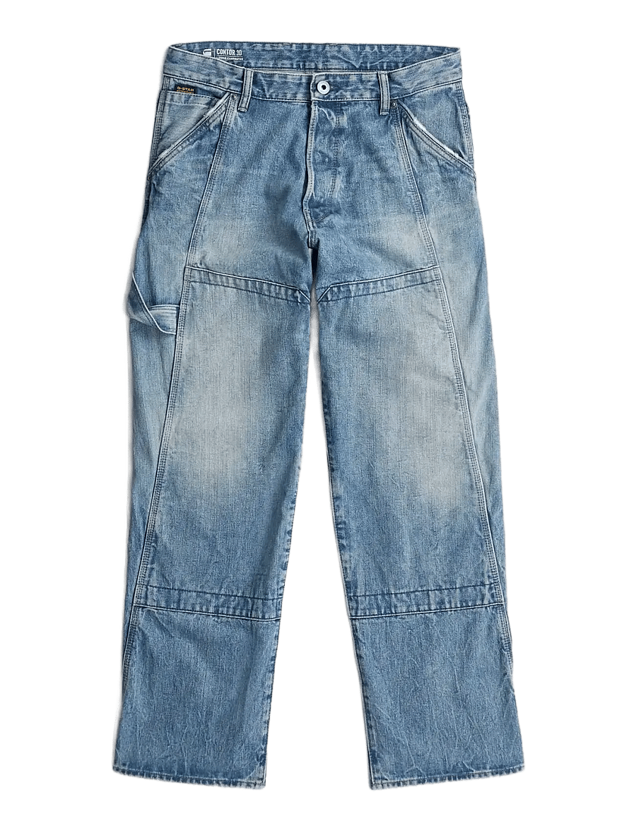 G-Star - Contor 3D Loose Carpenter - loose jeans - vintage cirrus blue - 1