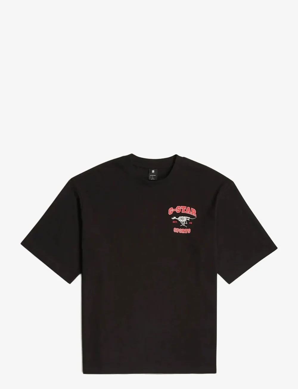 G-Star - Running dog back gr boxy r t - short-sleeved t-shirts - dk black - 1