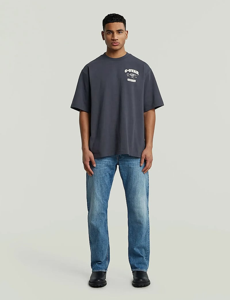 G-Star - Running dog back gr boxy r t - kortærmede t-shirts - india ink - 2