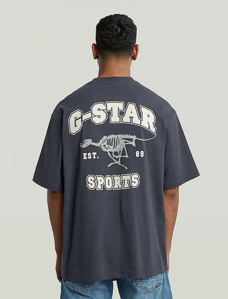 G-Star - Running dog back gr boxy r t - kortærmede t-shirts - india ink - 3