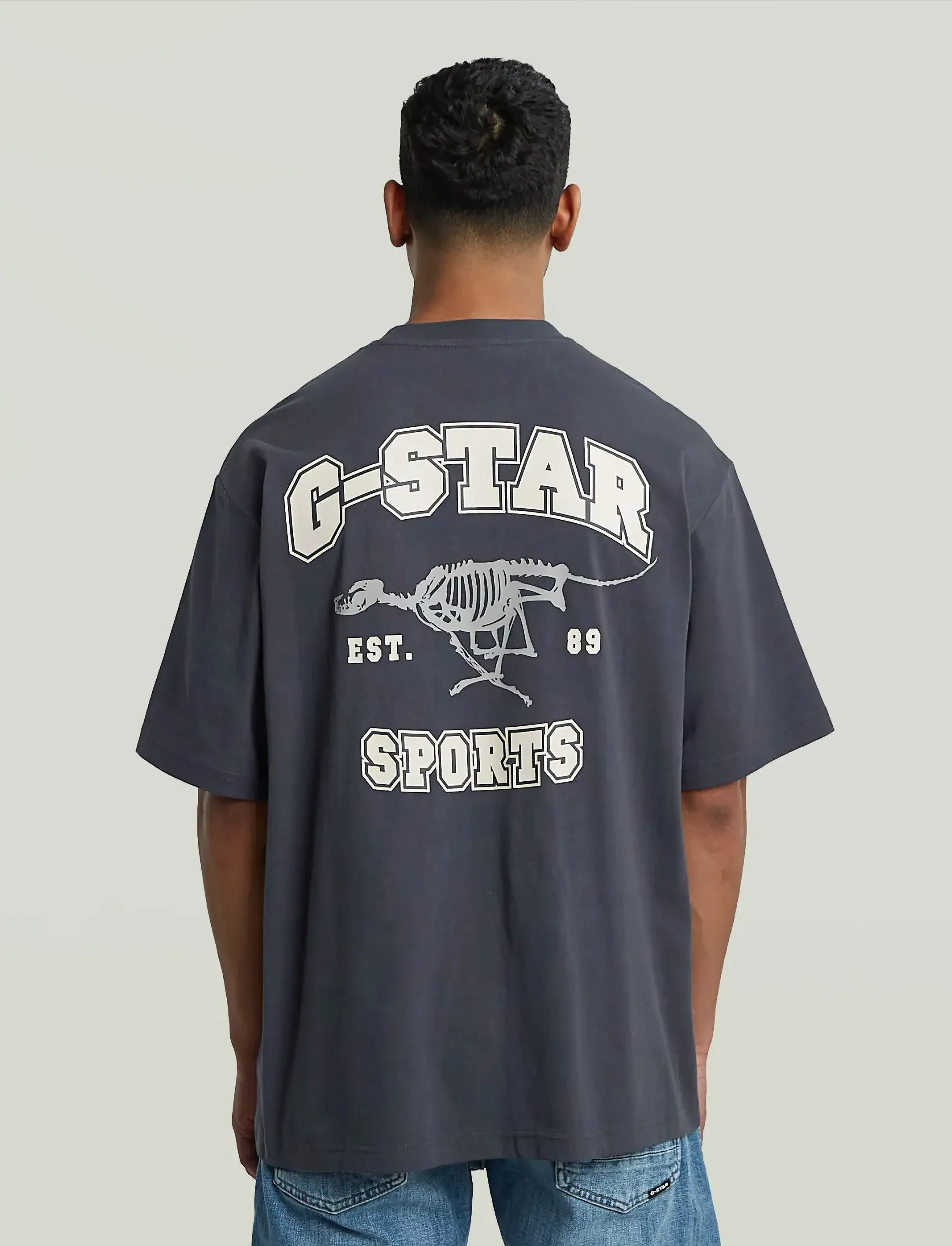 G-Star - Running dog back gr boxy r t - short-sleeved t-shirts - india ink - 3