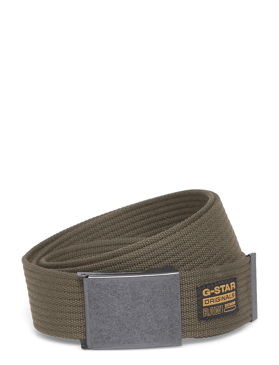 G-Star - Webbing Belt - geflochtene gürtel - black metal/asfalt - 0
