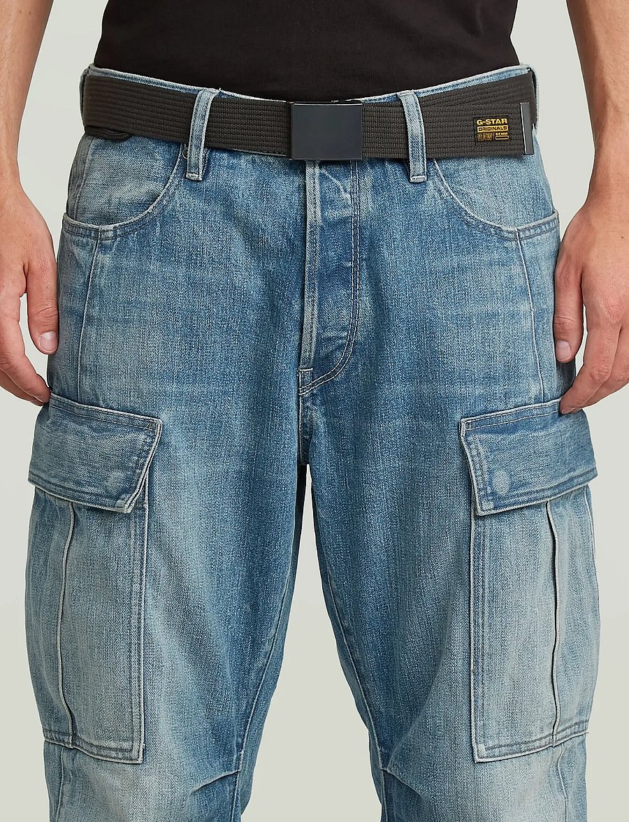 G-Star - Webbing Belt - geflochtene gürtel - black metal/asfalt - 3
