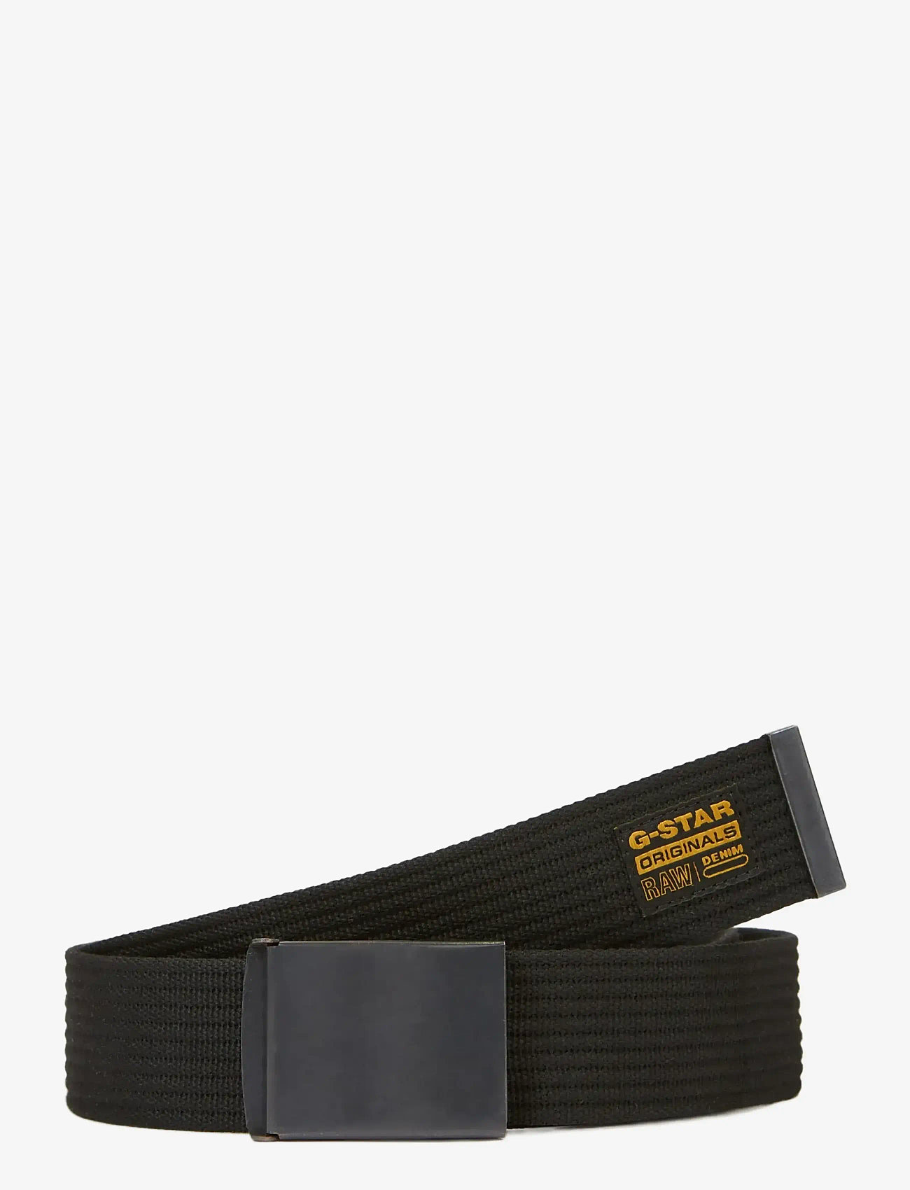 G-Star - Webbing Belt - braided belts - black metal/dk black - 3