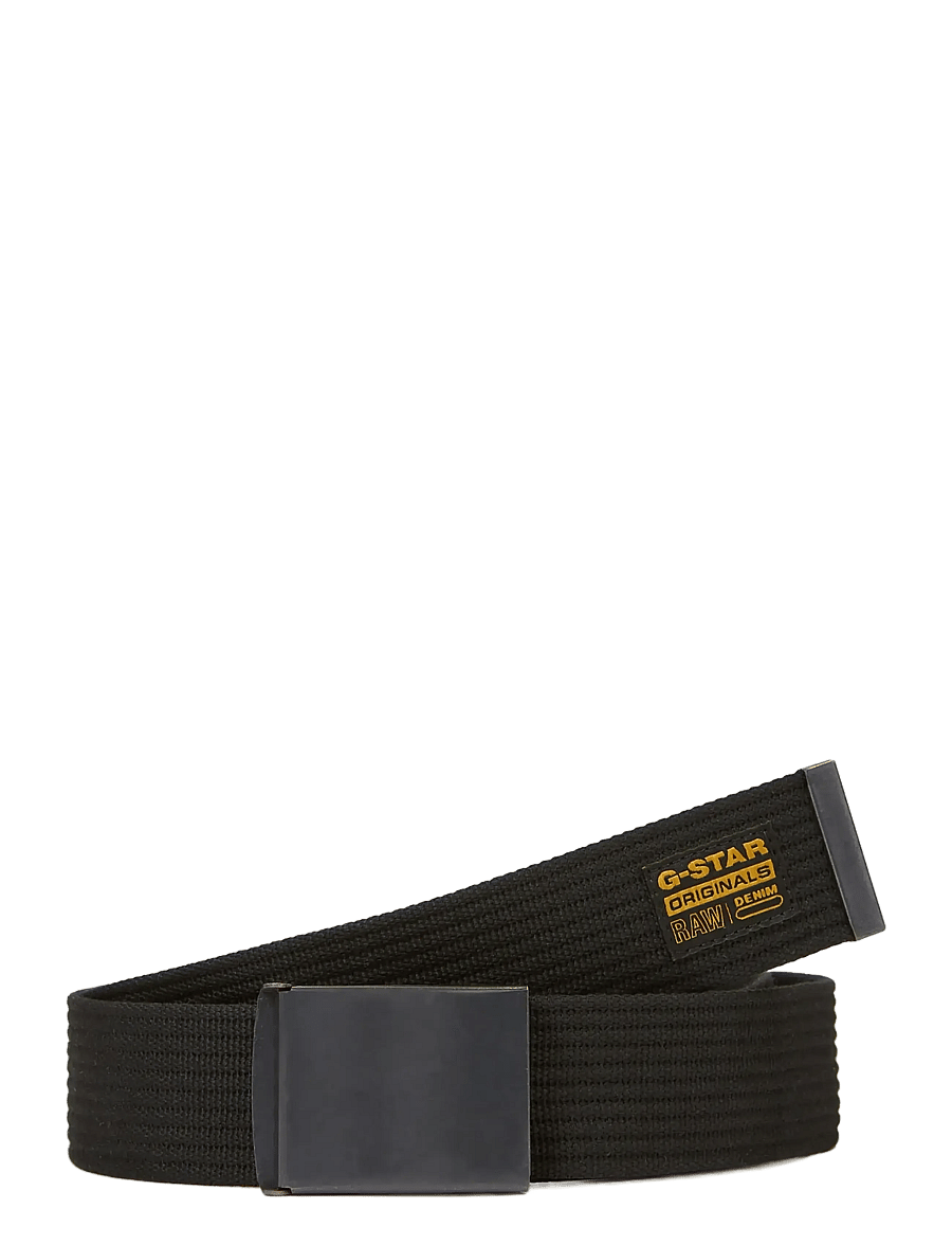 G-Star - Webbing Belt - flettede bælter - black metal/dk black - 3