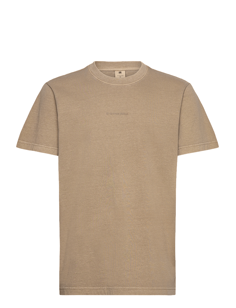 G-Star - Overdyed center chest loose r t - kurzärmelig - safari gd - 1