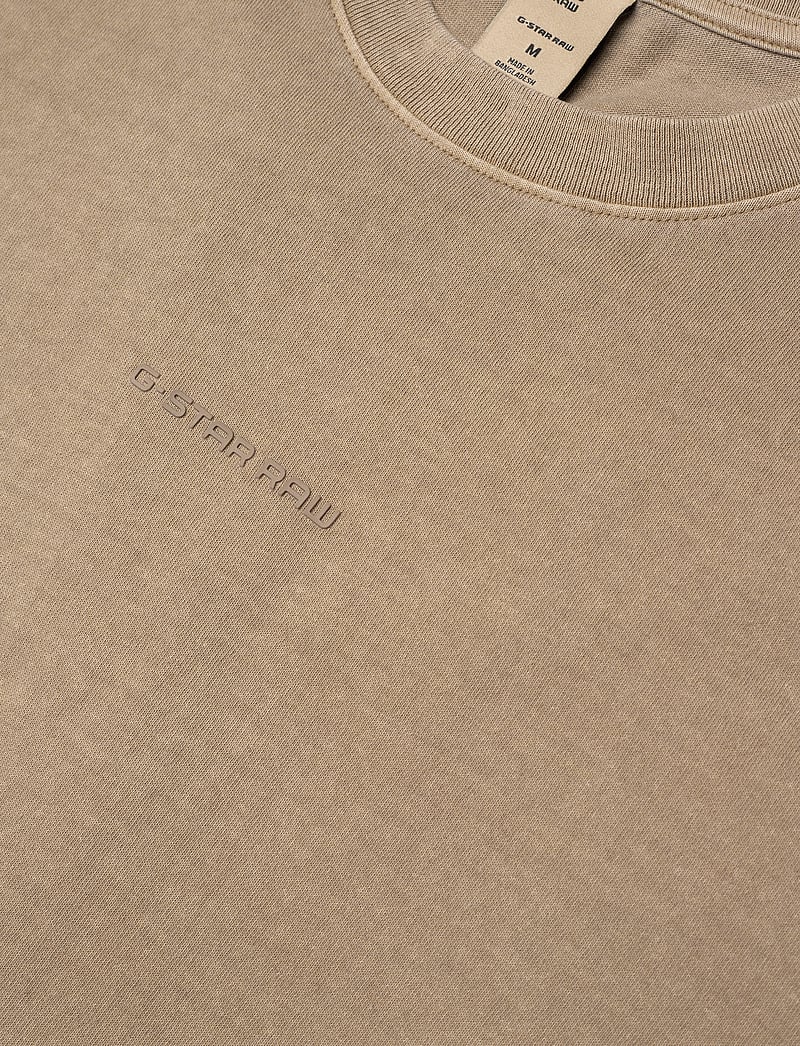 G-Star - Overdyed center chest loose r t - kurzärmelig - safari gd - 4
