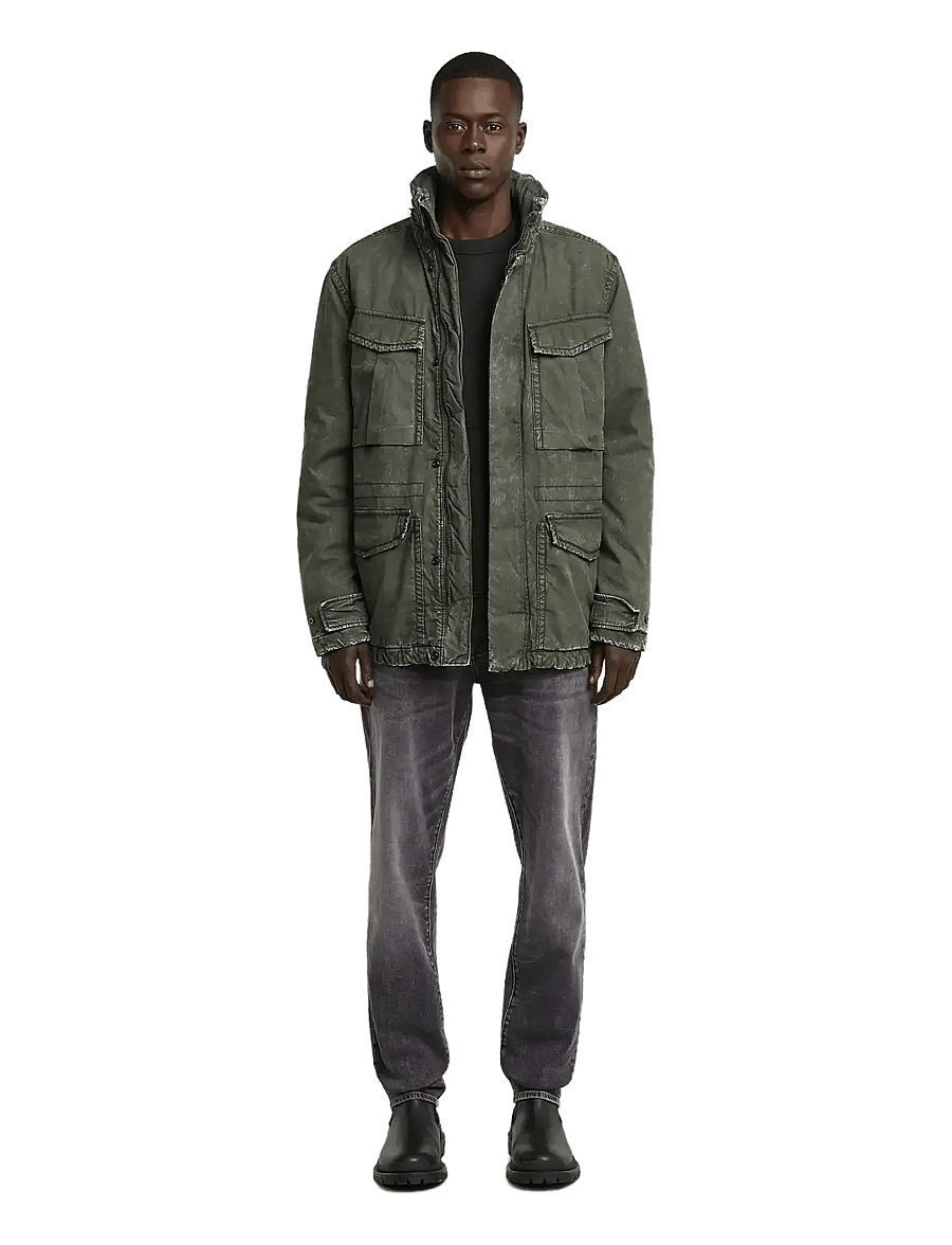 G-Star - Rovic padded field jkt - daunenjacken - overdye asfalt gd - 0