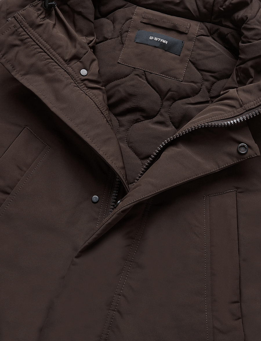 G-Star - Clean Vodan pdd hdd parka - winterjacken - coffee bean - 2