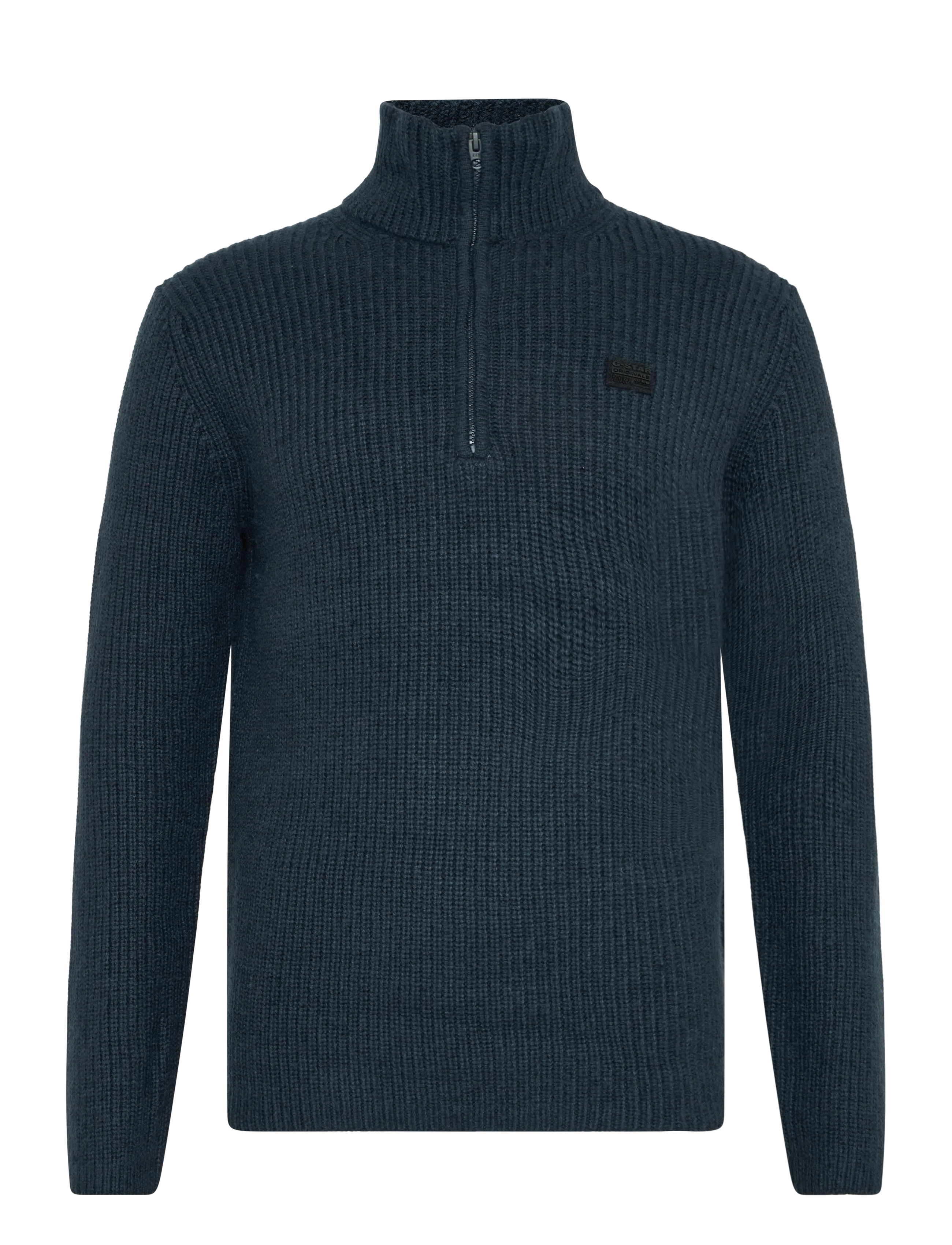 G-Star Double collar half zip knit - Jólagjafa leiðsögn - DK PATRIOT BLUE / navy