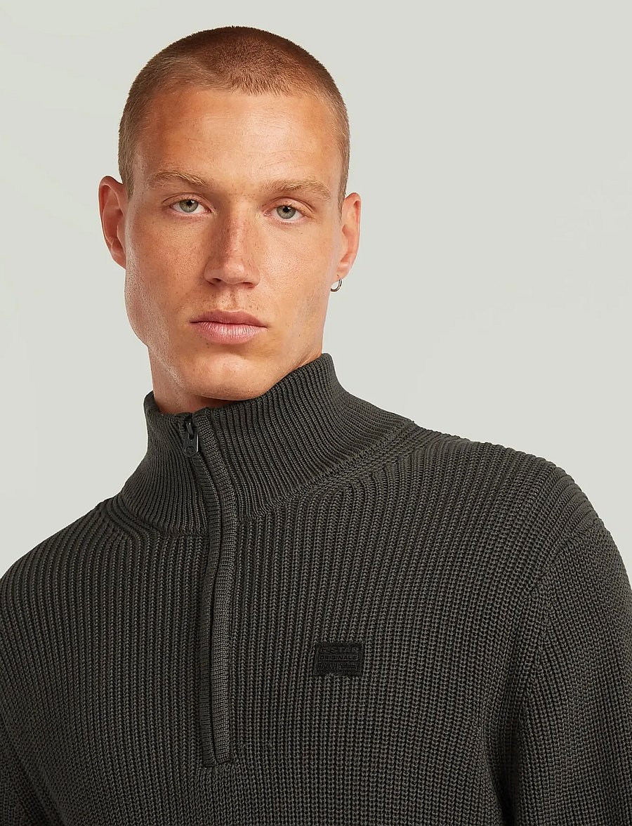 G-Star - Pullover half zip knit - halfzip strik - cloack - 4