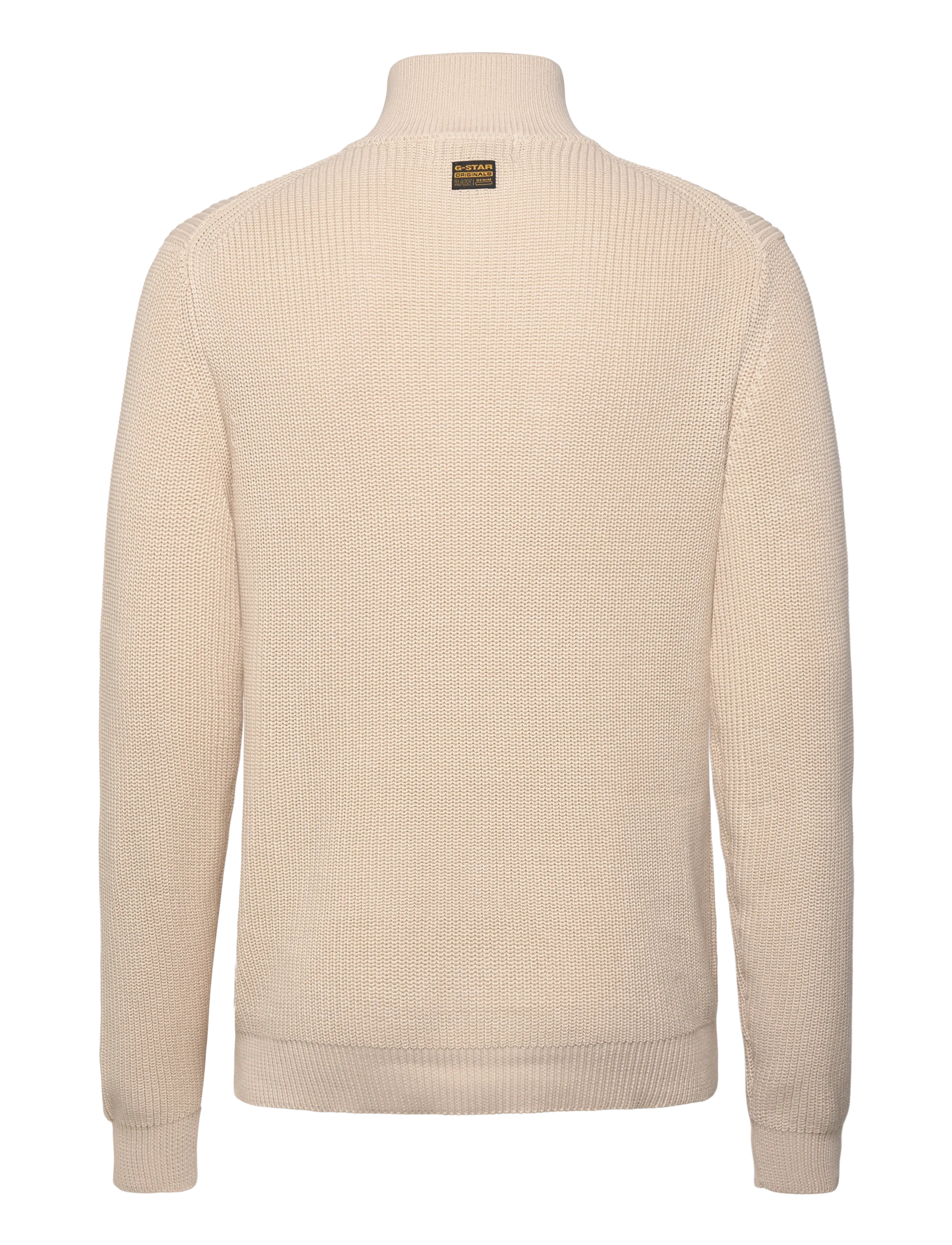G-Star - Pullover half zip knit - tõmblukk-kaelusega džemprid - whitebait - 1