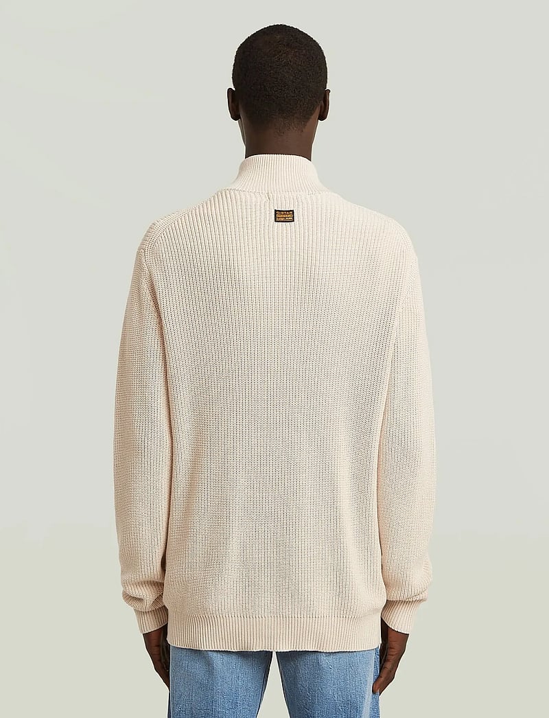 G-Star - Pullover half zip knit - halfzip strik - whitebait - 2
