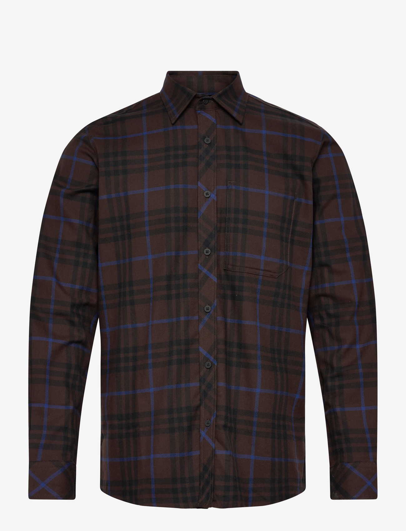G-Star - One Pkt Regular Shirt l\s - vabaajasärgid - ganache varsity check - 1