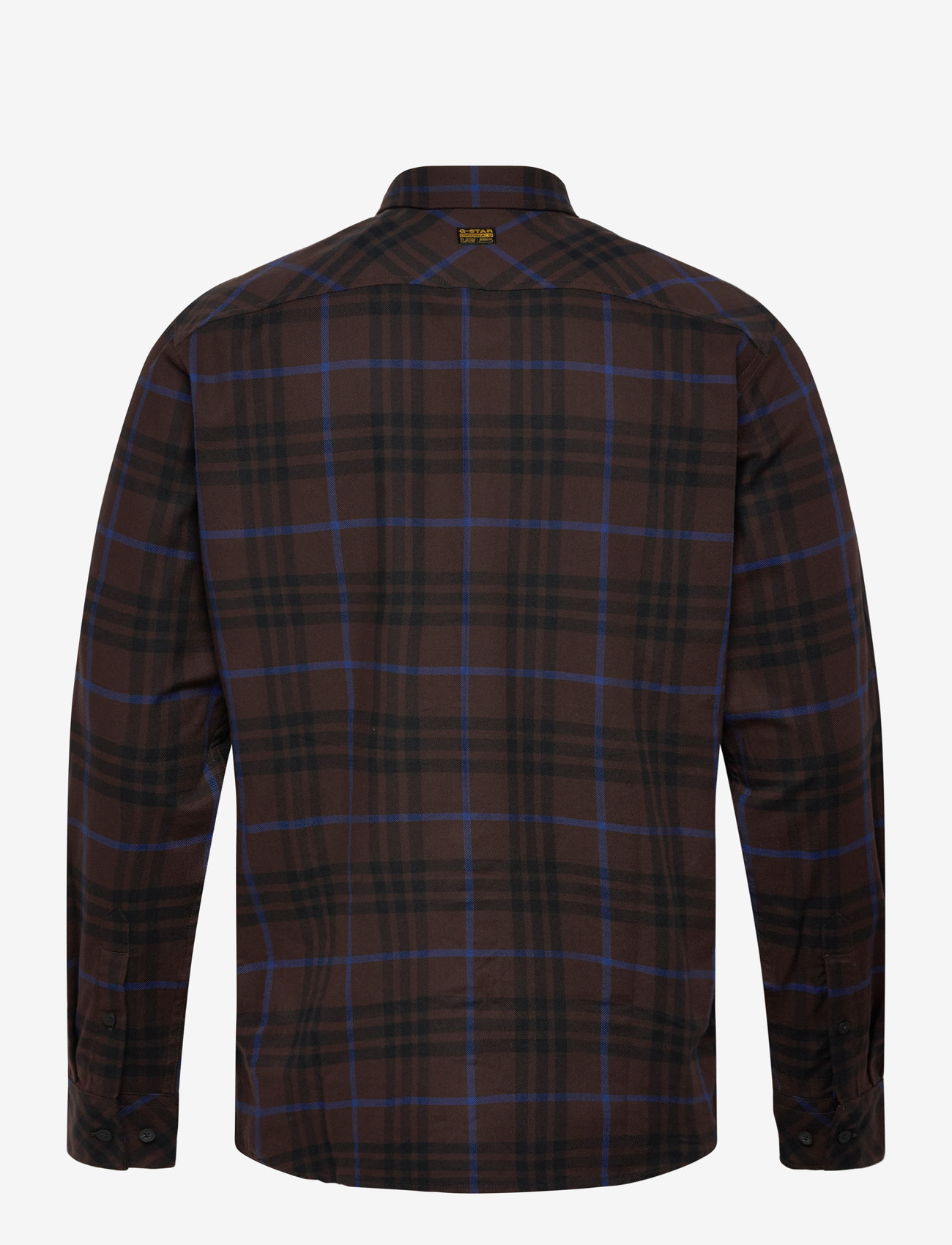 G-Star - One Pkt Regular Shirt l\s - vabaajasärgid - ganache varsity check - 2