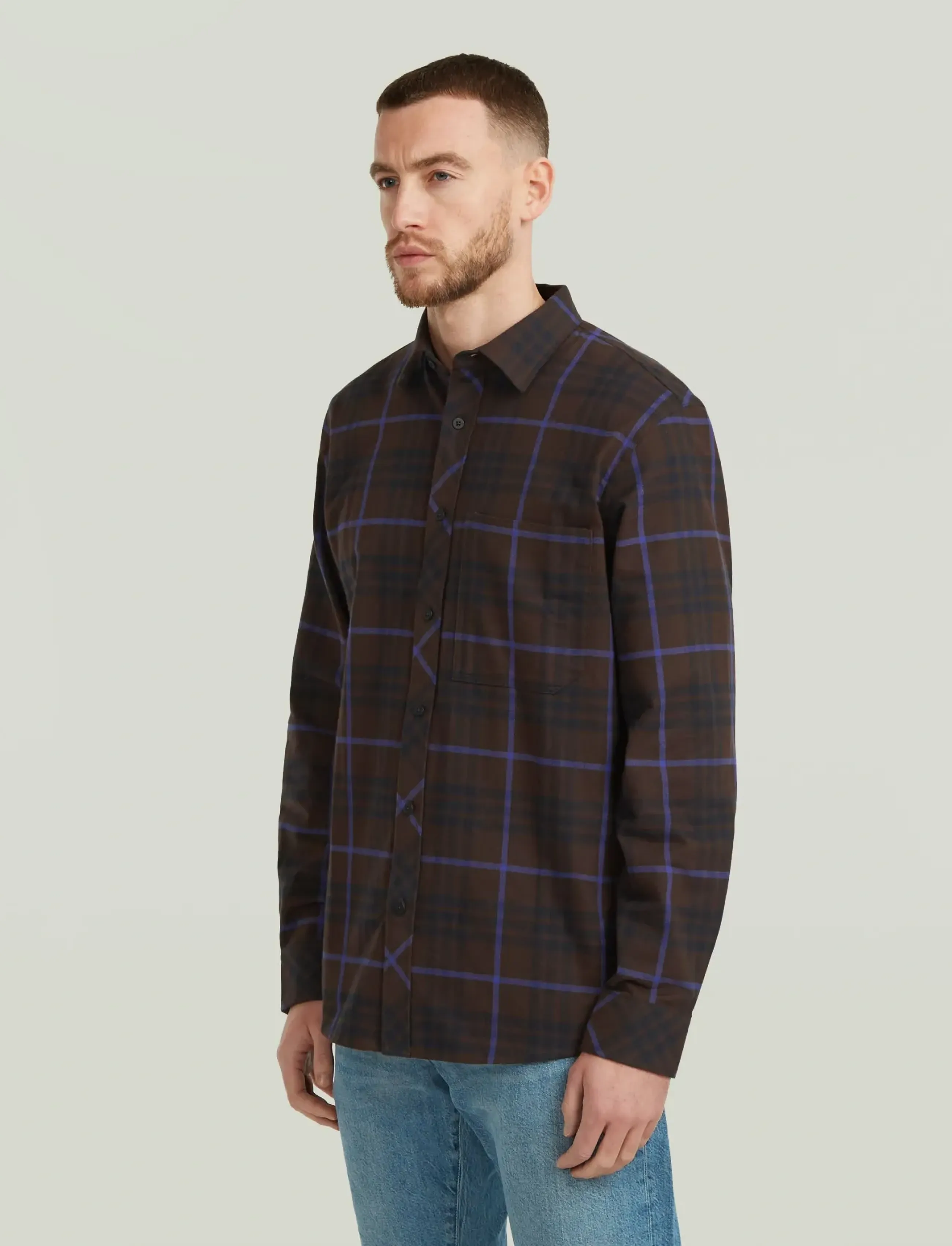 G-STAR One Pkt Regular Shirt L\S casual skjortor herr – bild 5