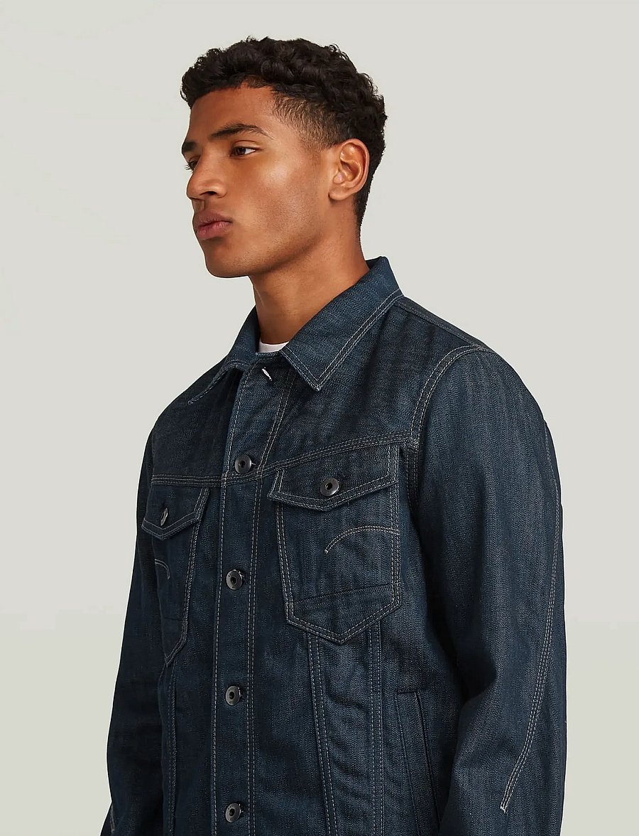 G-Star - Slim 3D Dart Jacket - voodriga teksatagid - neo raw denim - 4