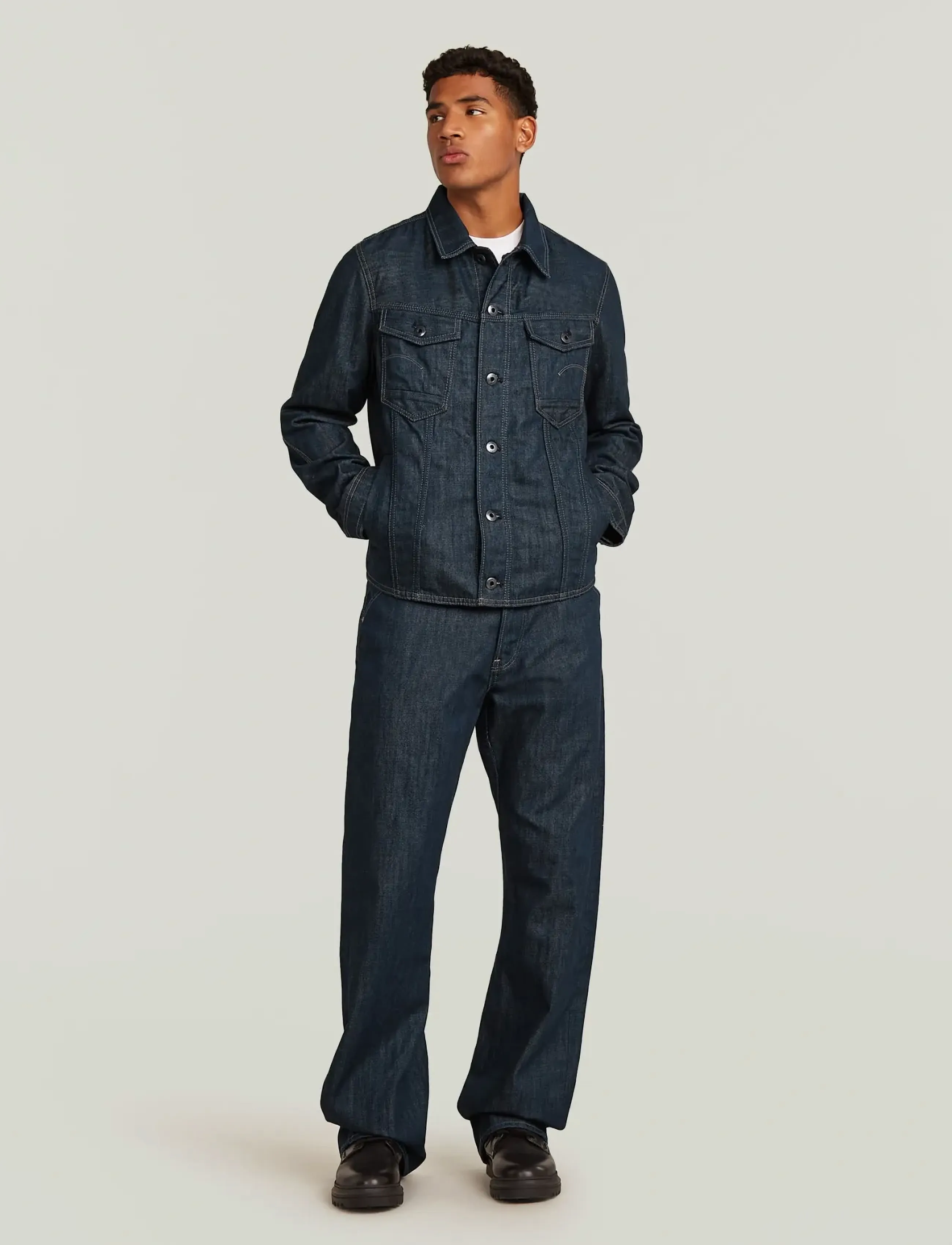 G-Star - Slim 3D Dart Jacket - wiosenne kurtki - neo raw denim - 5