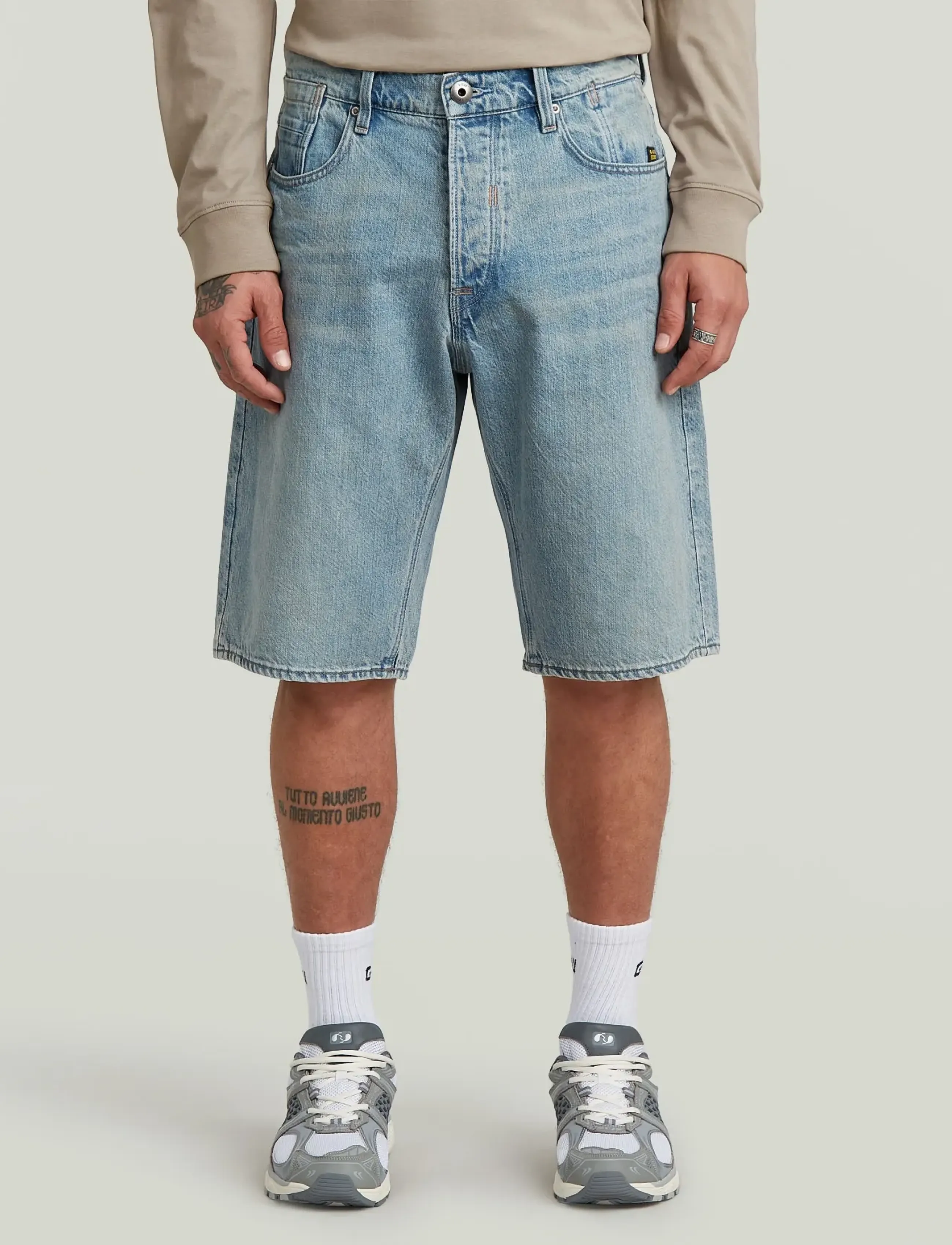 G-Star Deeggie Short, 360, Blue, Shorts > Denim Shorts, Herre