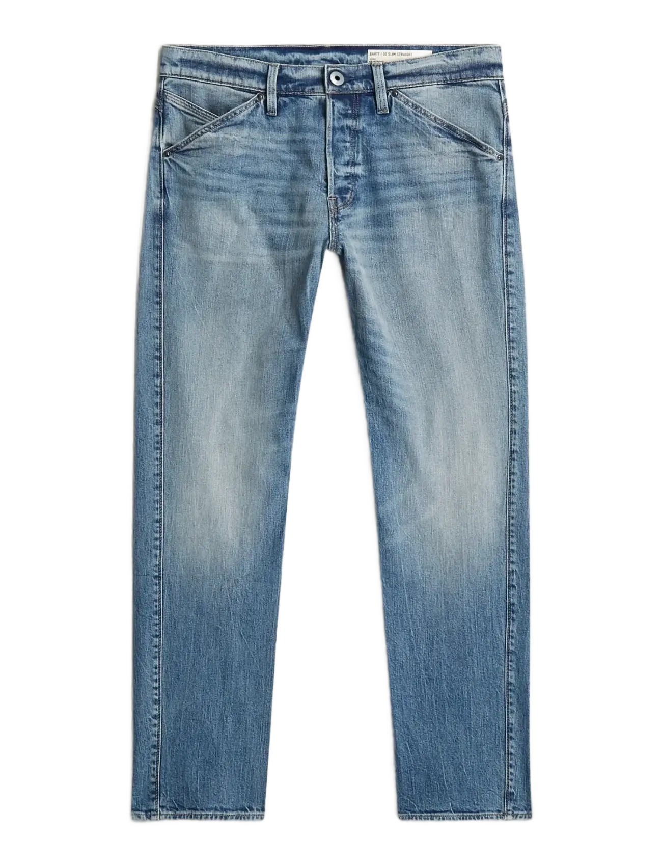 G-Star Dartt 3D Slim Straight - Jeans - FADED BLUE HALITE / blue