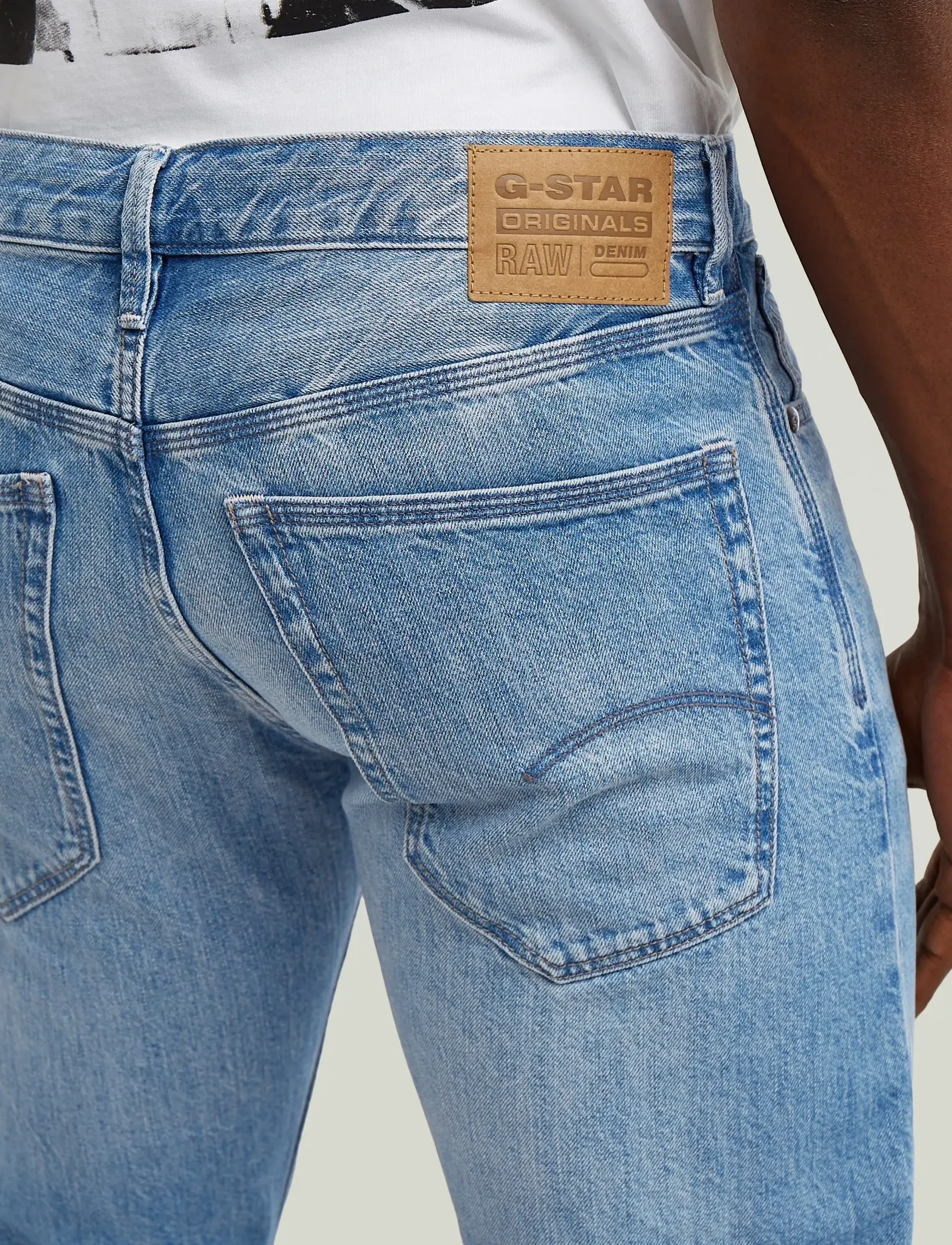 G-Star - Streem Slim Straight - hosen & jeans - faded rhine blue - 4
