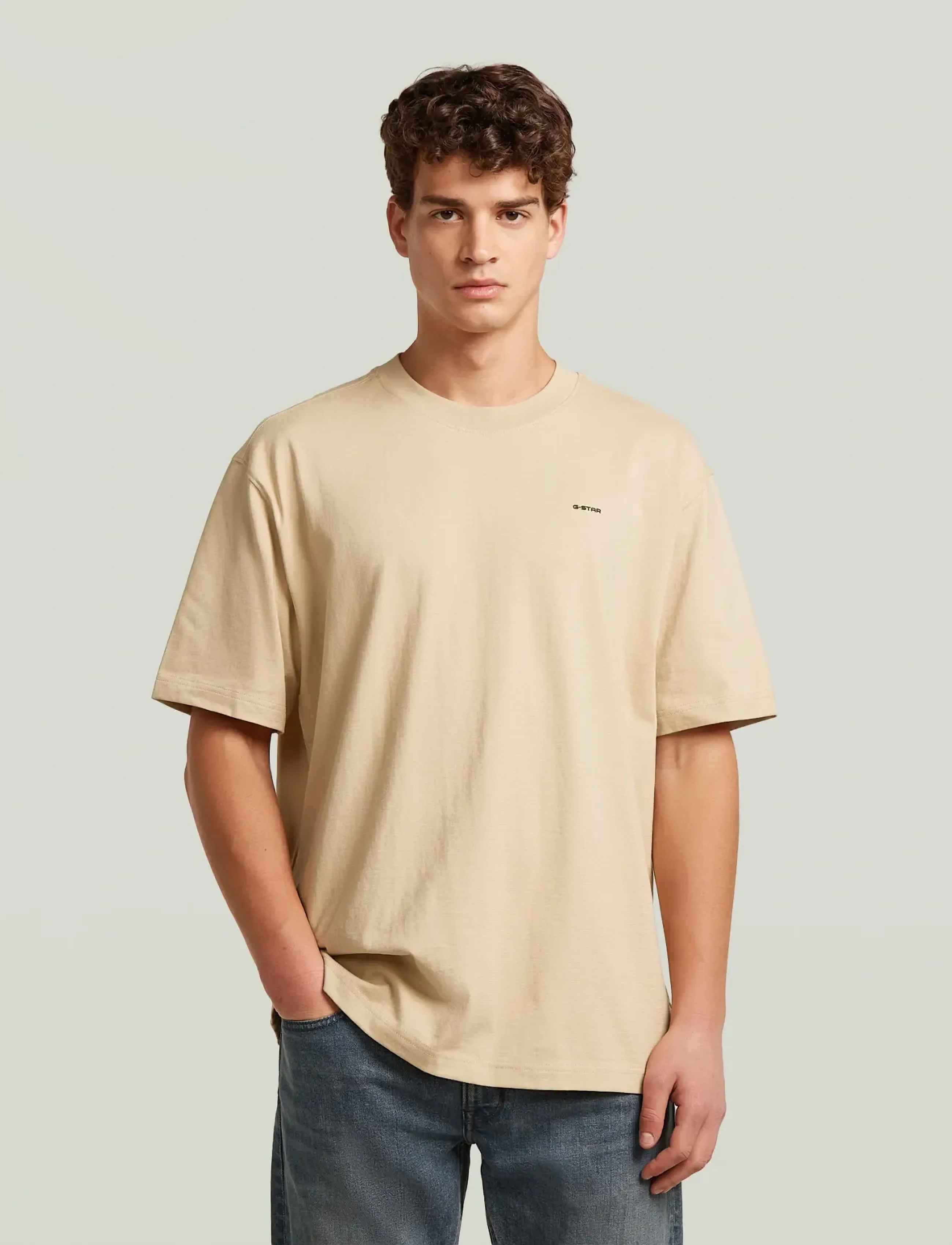 G-Star Relaxed base r t - G-STAR - CREAM / brown