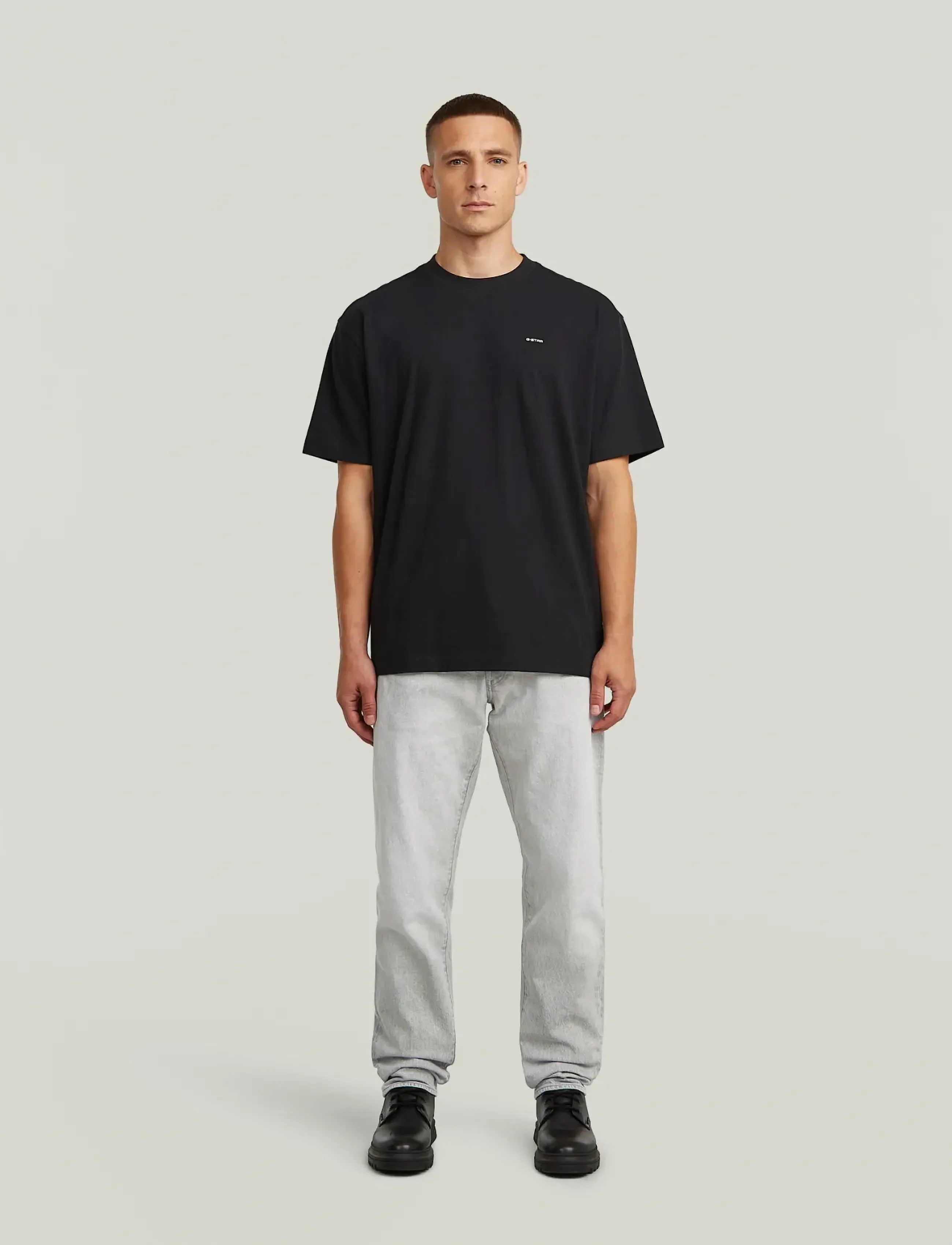 G-Star - Relaxed base r t - t-krekli ar īsām piedurknēm - dk black - 4