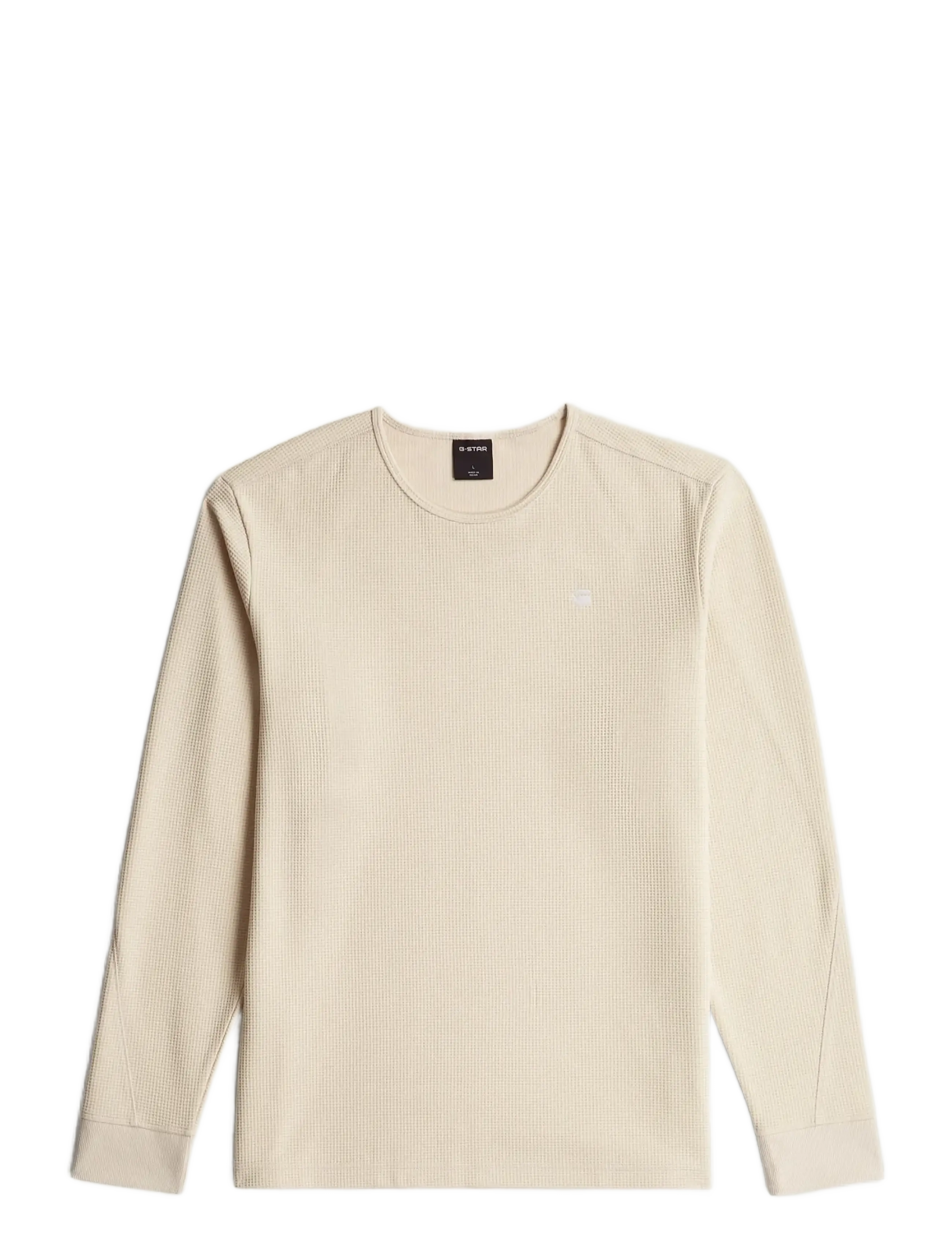 G-Star Structured tweeter r t l\s - G-star - WHITEBAIT / cream