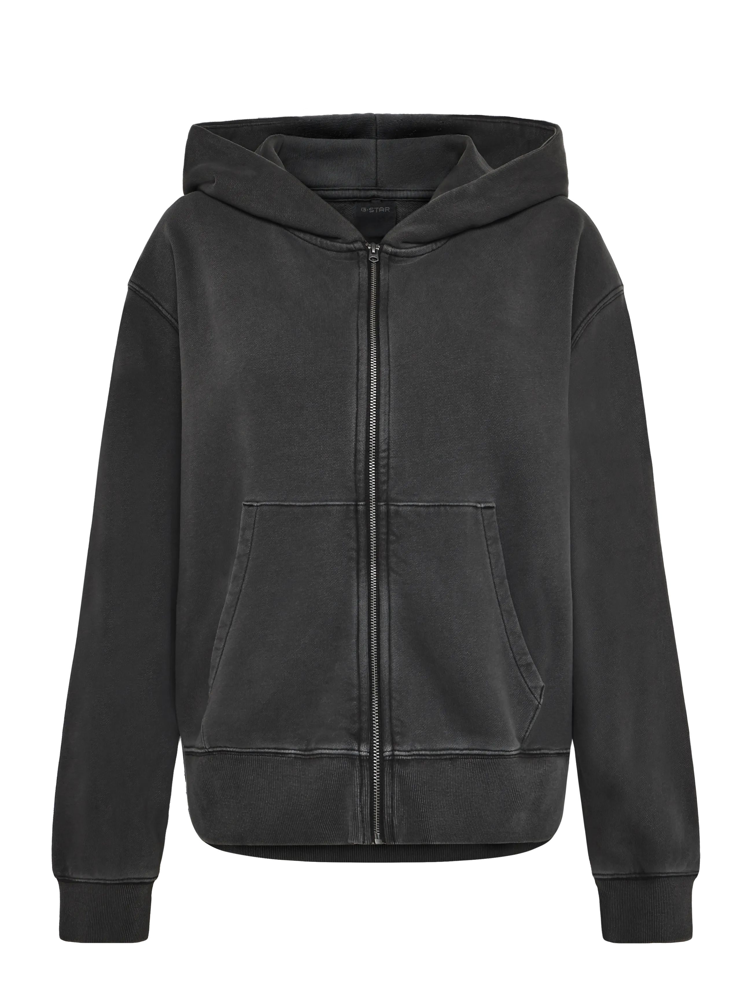 G-Star Modern basic relaxed hdd zip thru s - Hættetrøjer - DK BLACK GD / black