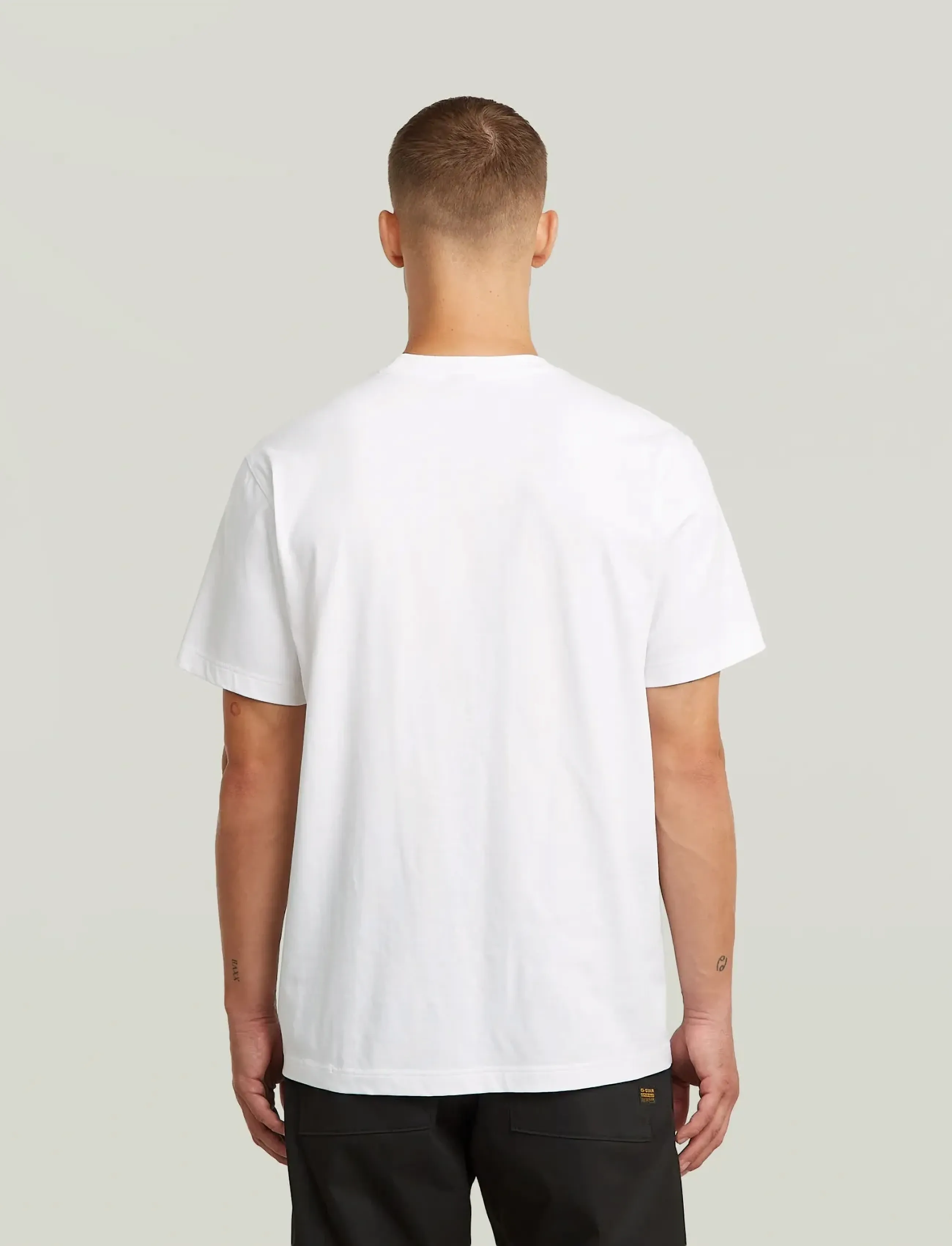 G-Star - G icon gr r t - stutterma bolir - white - 3