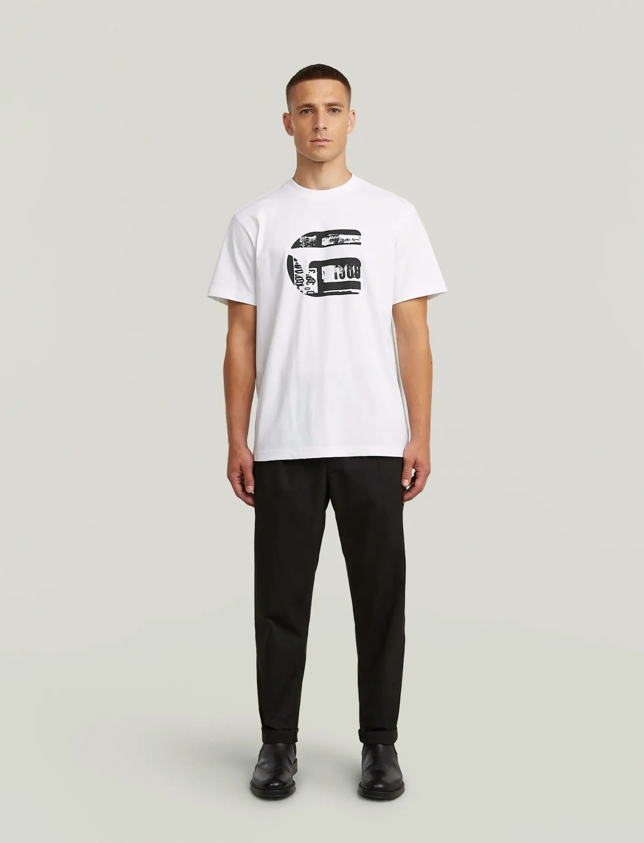 G-Star - G icon gr r t - stutterma bolir - white - 4