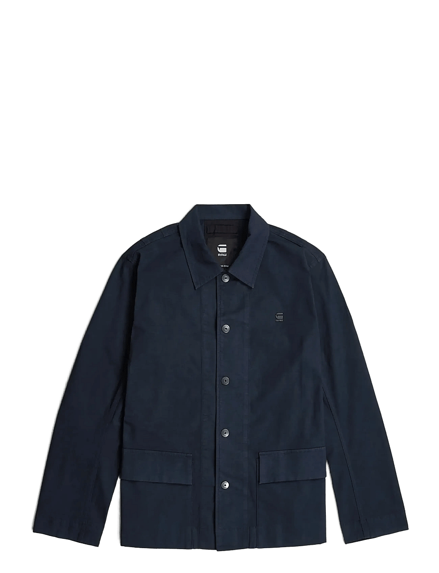 G-Star - 2 pkt overshirt - gefütterte denimjacken - salute gd - 0