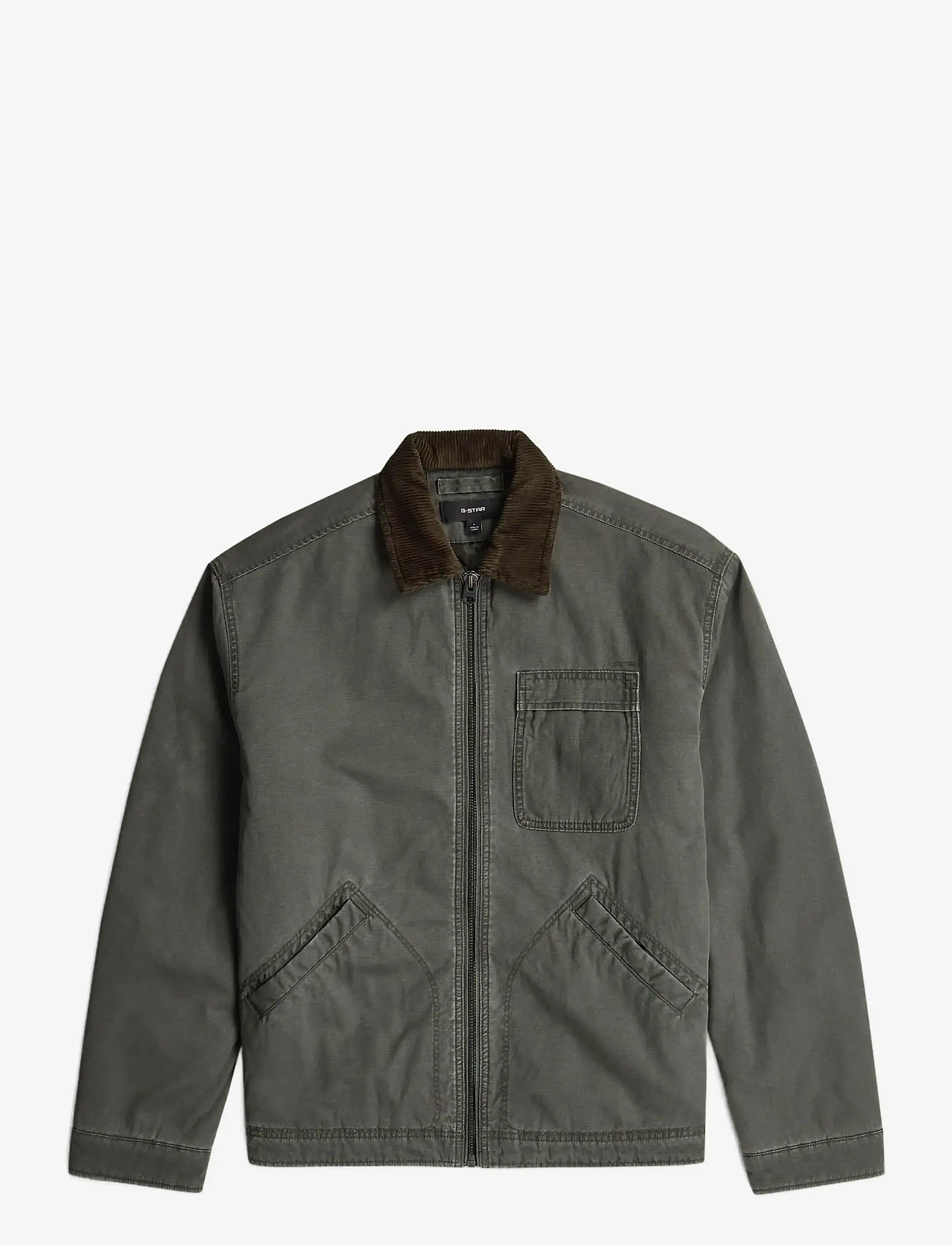 G-Star - Duty canvas trucker - winter jackets - asfalt/elephant skin - 1