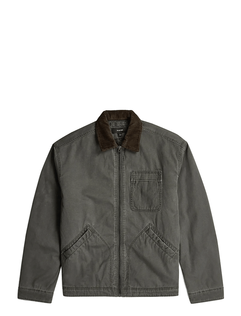 G-Star - Duty canvas trucker - winter jackets - asfalt/elephant skin - 1