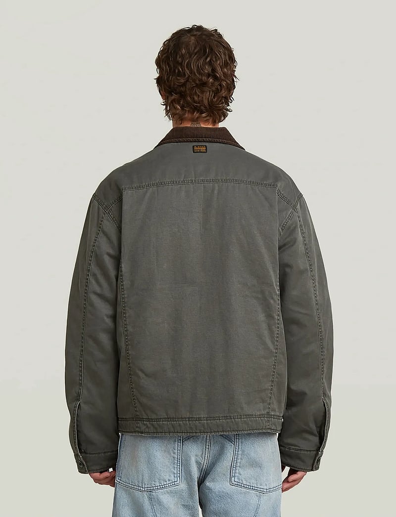 G-Star - Duty canvas trucker - winter jackets - asfalt/elephant skin - 2