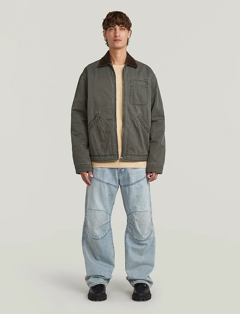 G-Star - Duty canvas trucker - winter jackets - asfalt/elephant skin - 3