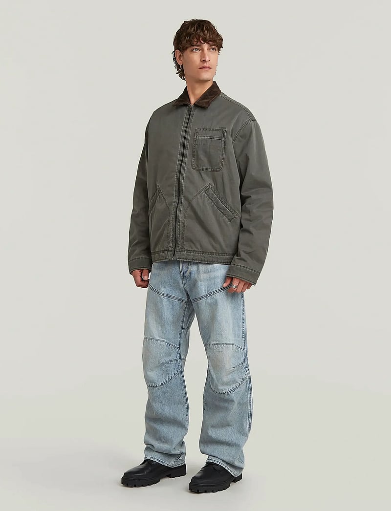 G-Star - Duty canvas trucker - winter jackets - asfalt/elephant skin - 5