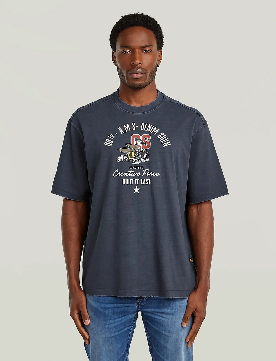 G-Star - Front gr angry bee loose r t - short-sleeved t-shirts - salute gd - 2