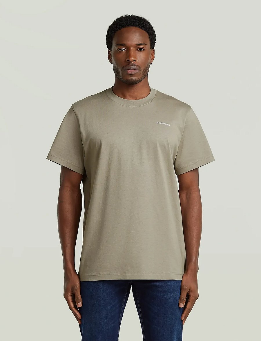 G-Star - Chest logo loose r t - short-sleeved t-shirts - rock ridge - 0