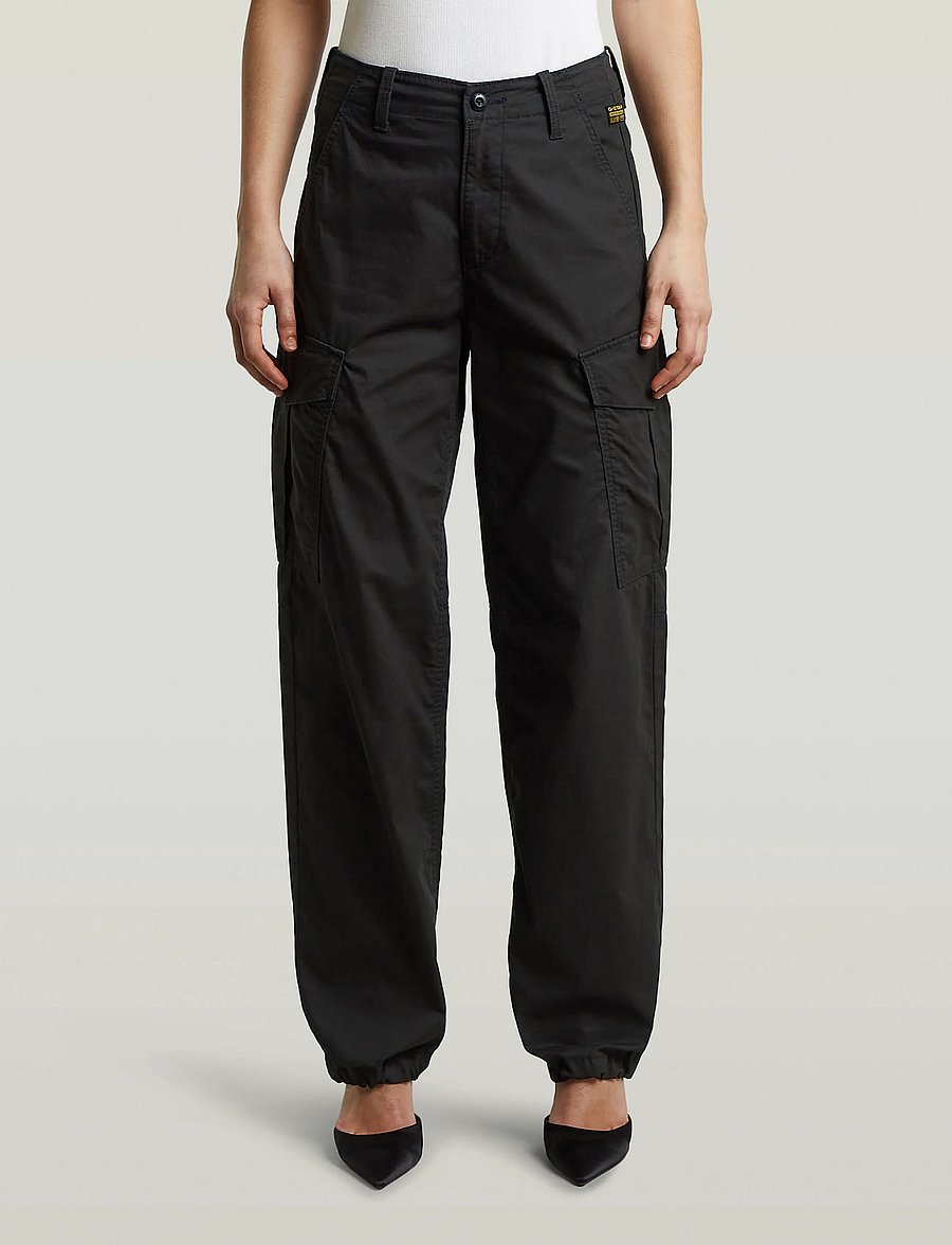 G-Star - Holt cargo wmn - cargobukser - dk black - 0