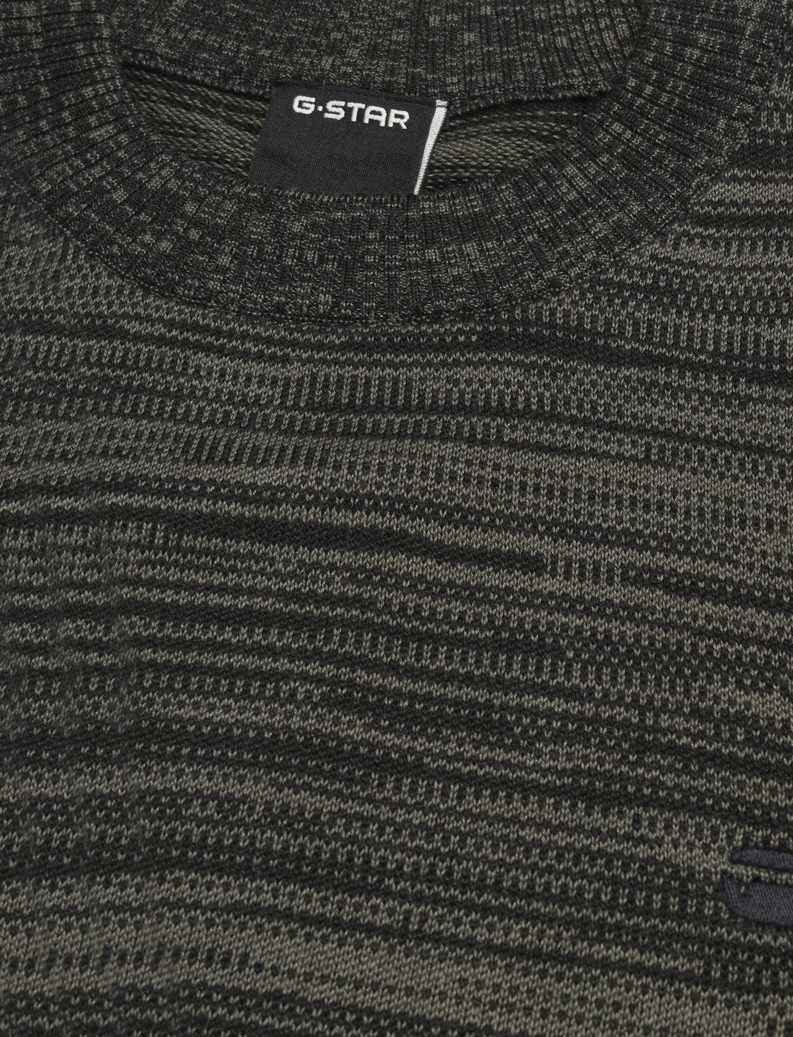 G-Star - 3D biker r knit - dk black/black olive - 2