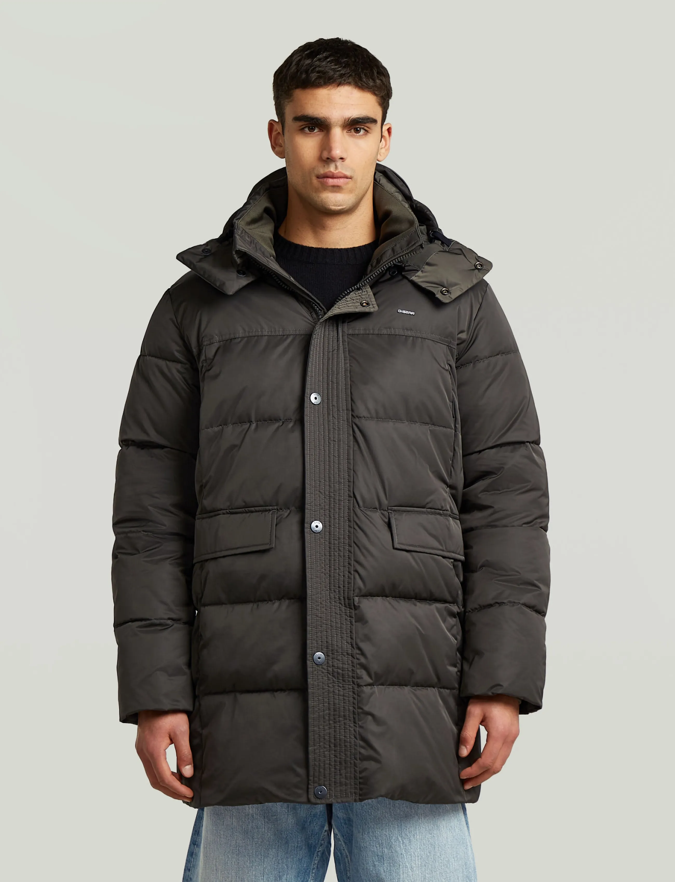 G-Star Element pdd hdd parka - Herbstgarderobe - ASFALT / khaki/green