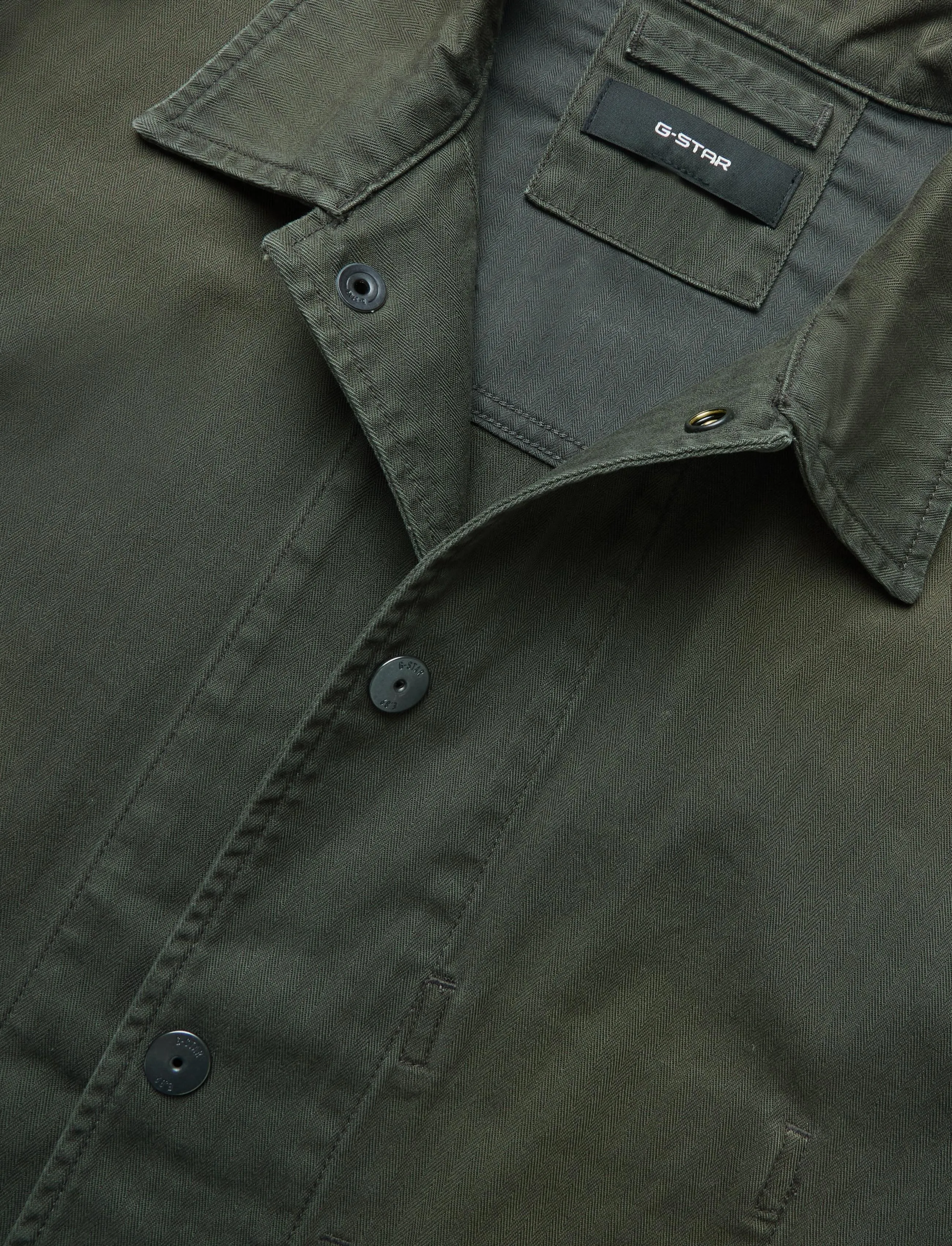 G-Star - 2 pkt overshirt - ungefütterte denimjacken - asfalt - 2