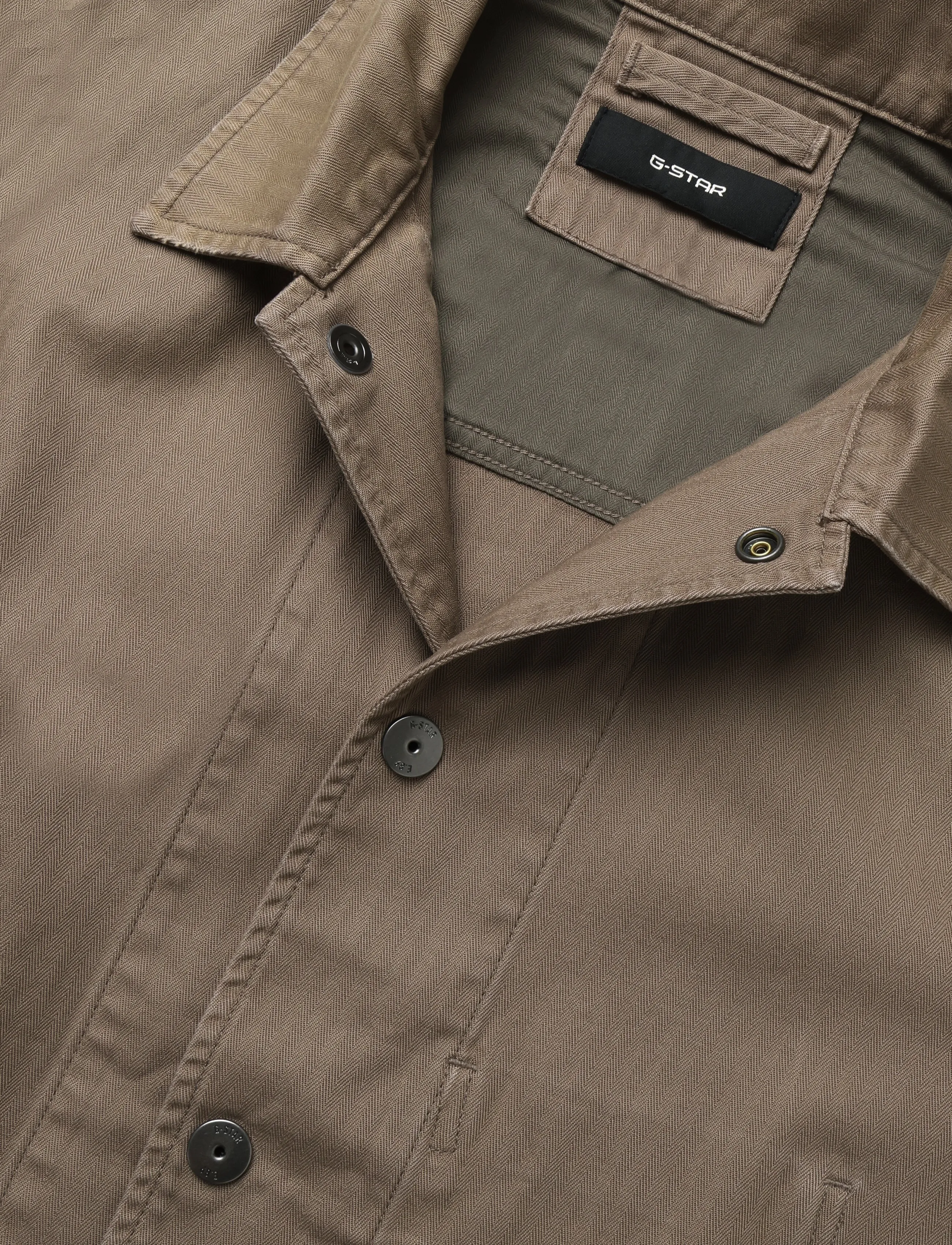 G-Star - 2 pkt overshirt - ungefütterte denimjacken - fossil - 2